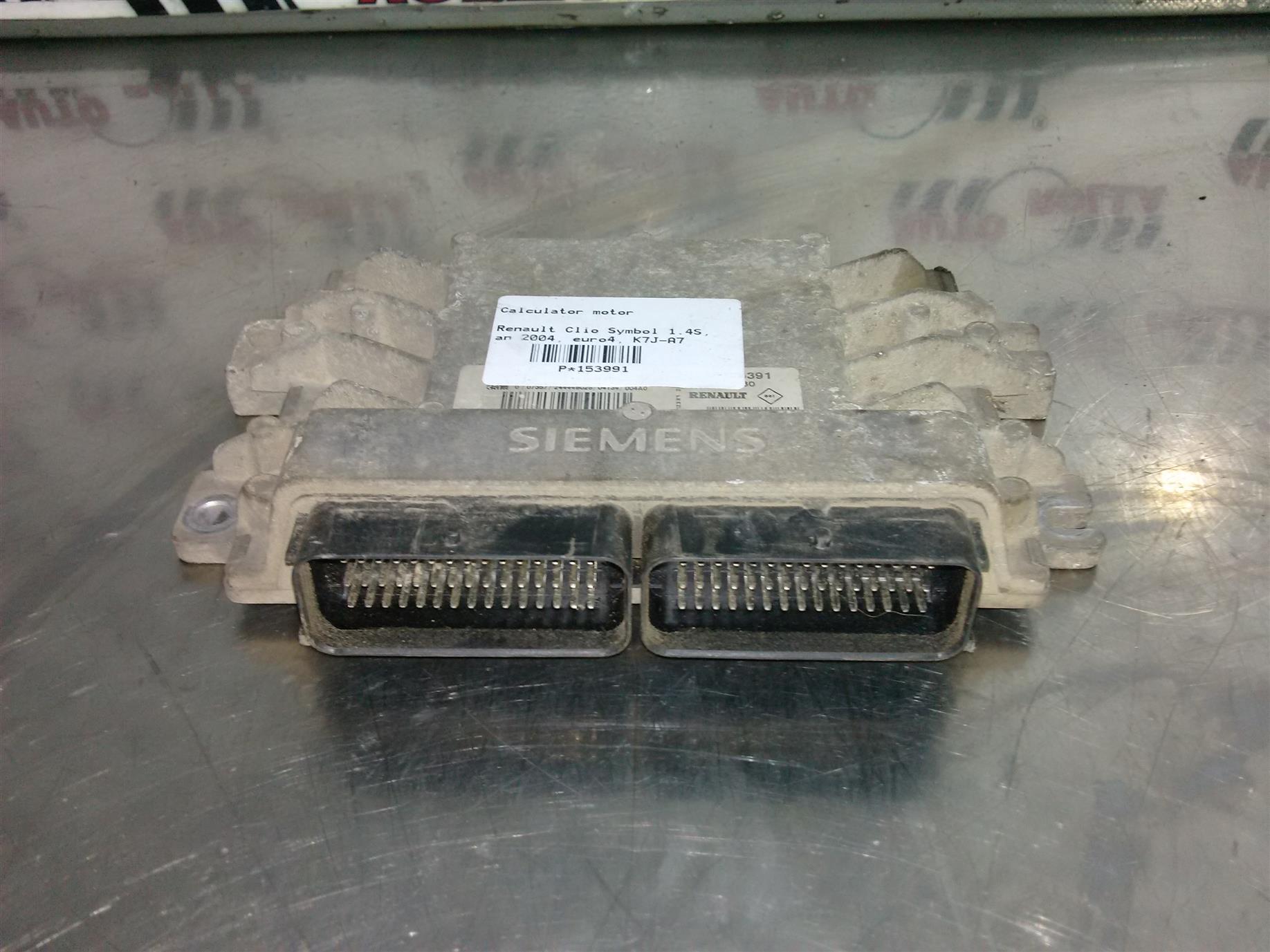 Calculator motor Renault Clio Symbol 1.4S, an 2004, euro4, K7J-A7