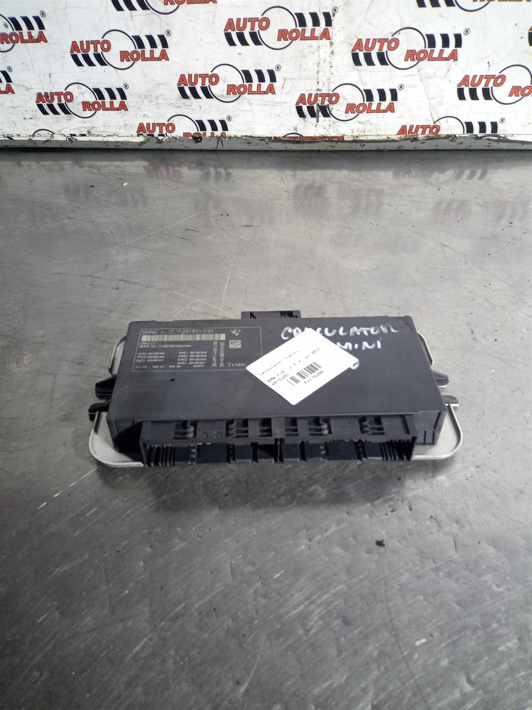 Calculator lumini BMW F10, 2.0 d, an 2011, N47D20C