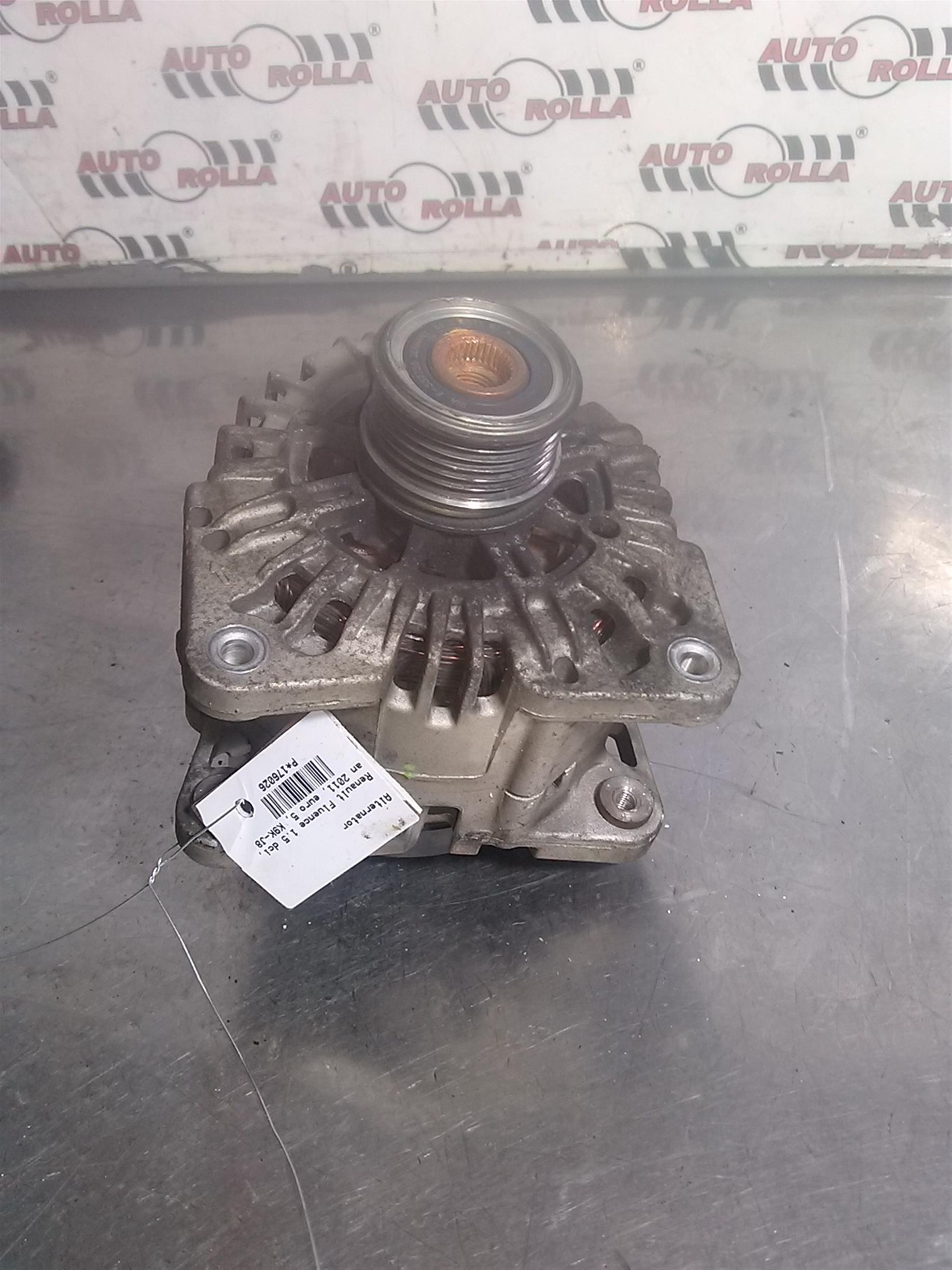 Alternator Renault Fluence 1.5 dci, an 2011, euro 5, K9K-J8