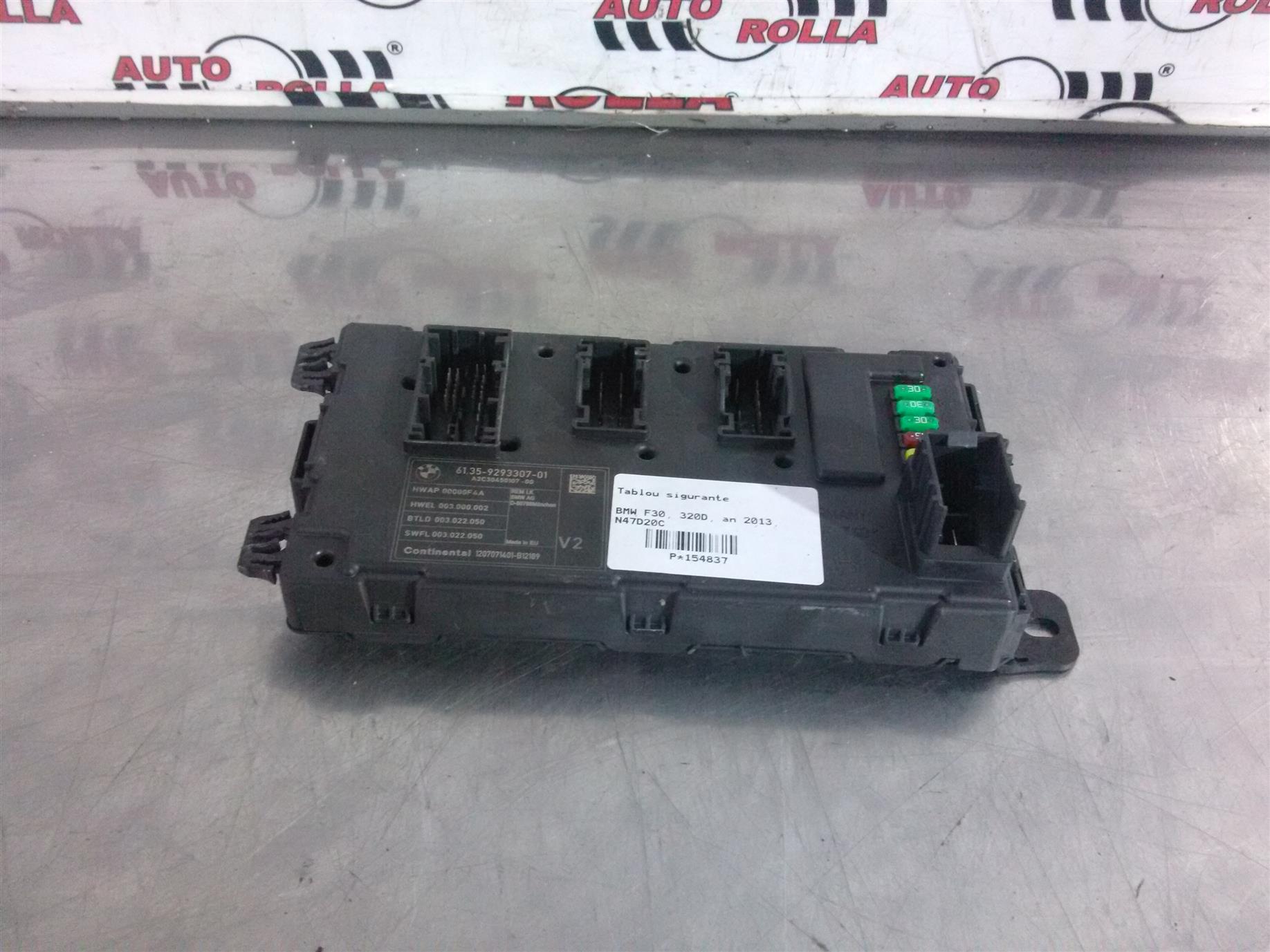 Tablou sigurante BMW F30, 320D, an 2013, N47D20C