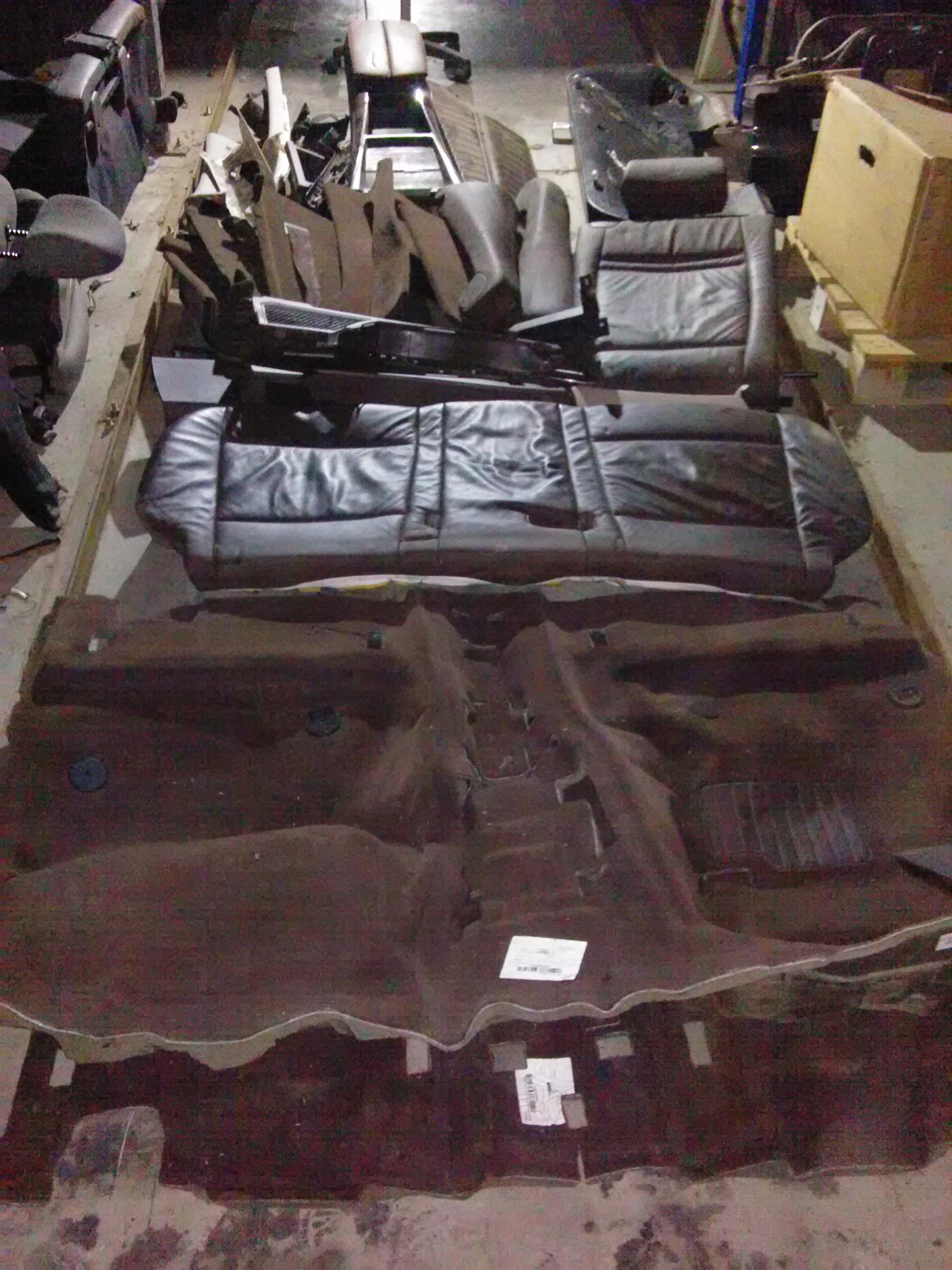 tapiterie maro interior complet BMW X5 E70, an 2008