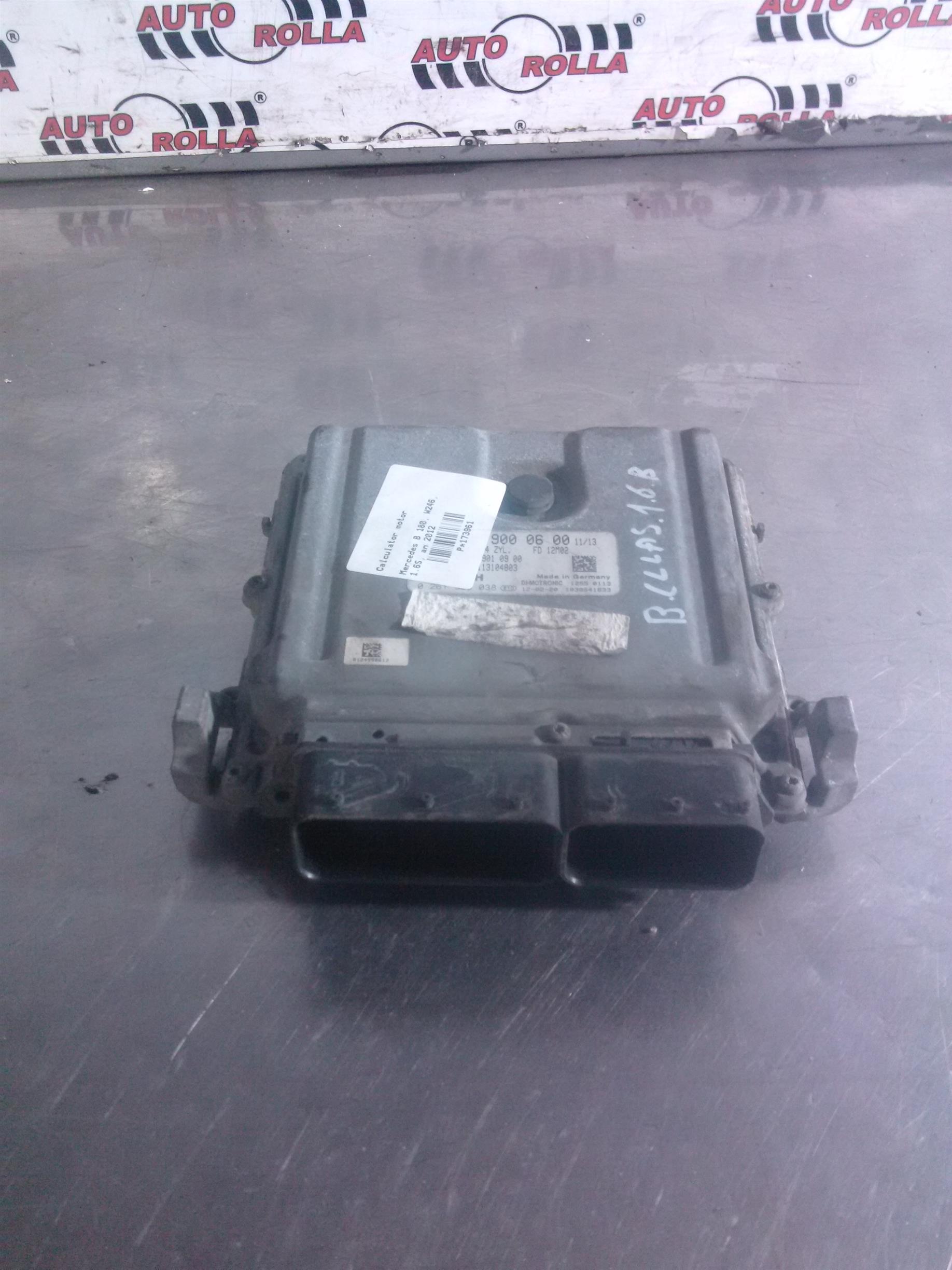 Calculator motor Mercedes B 180, W246, 1.6S, an 2012