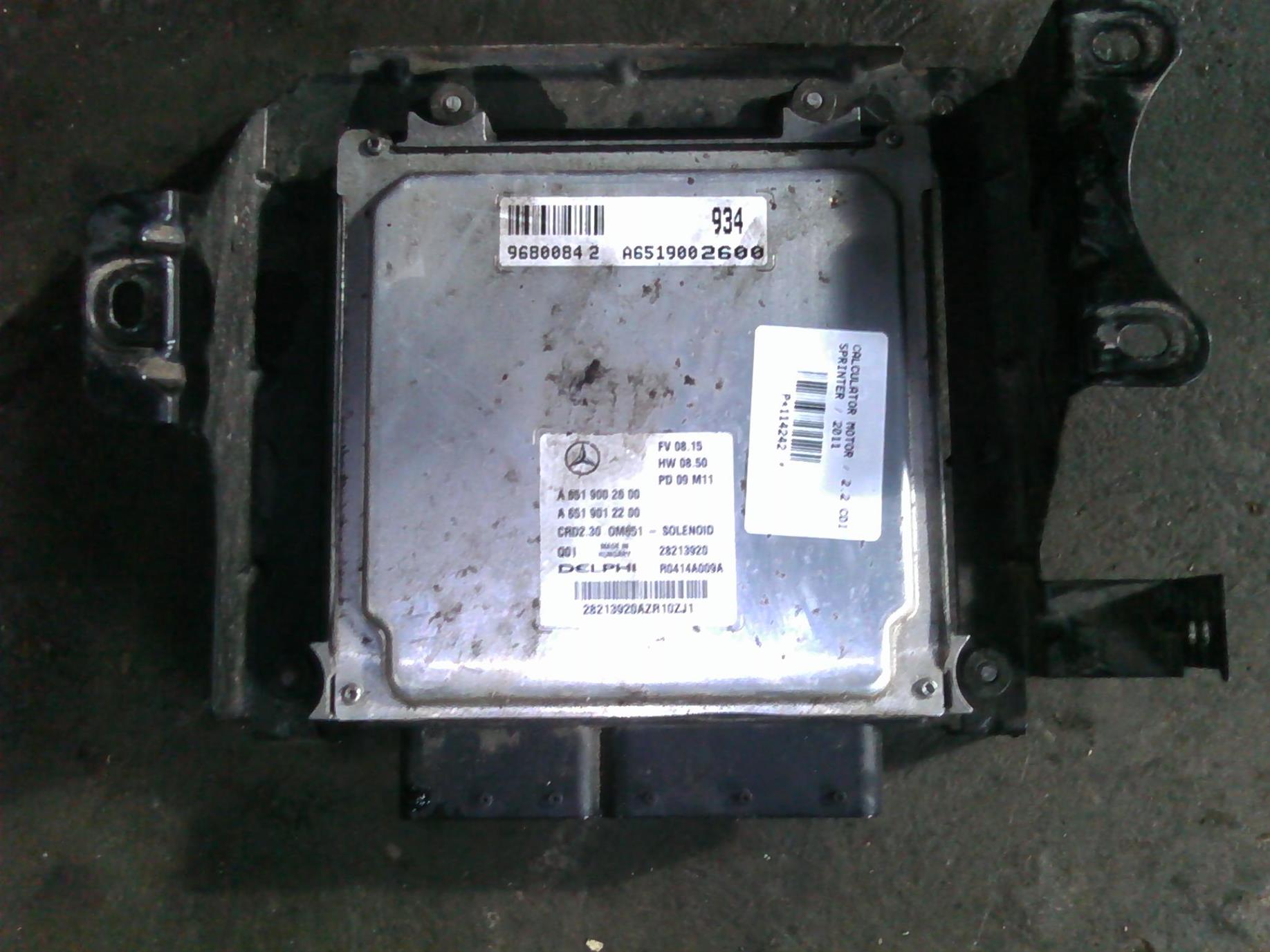 calculator motor Mercedes Sprinter 2.2CDI, an 2011