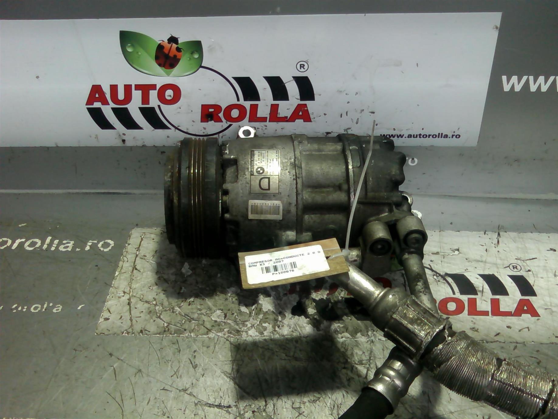 compresor ac si conducte BMW X3, 2.0D an 2007