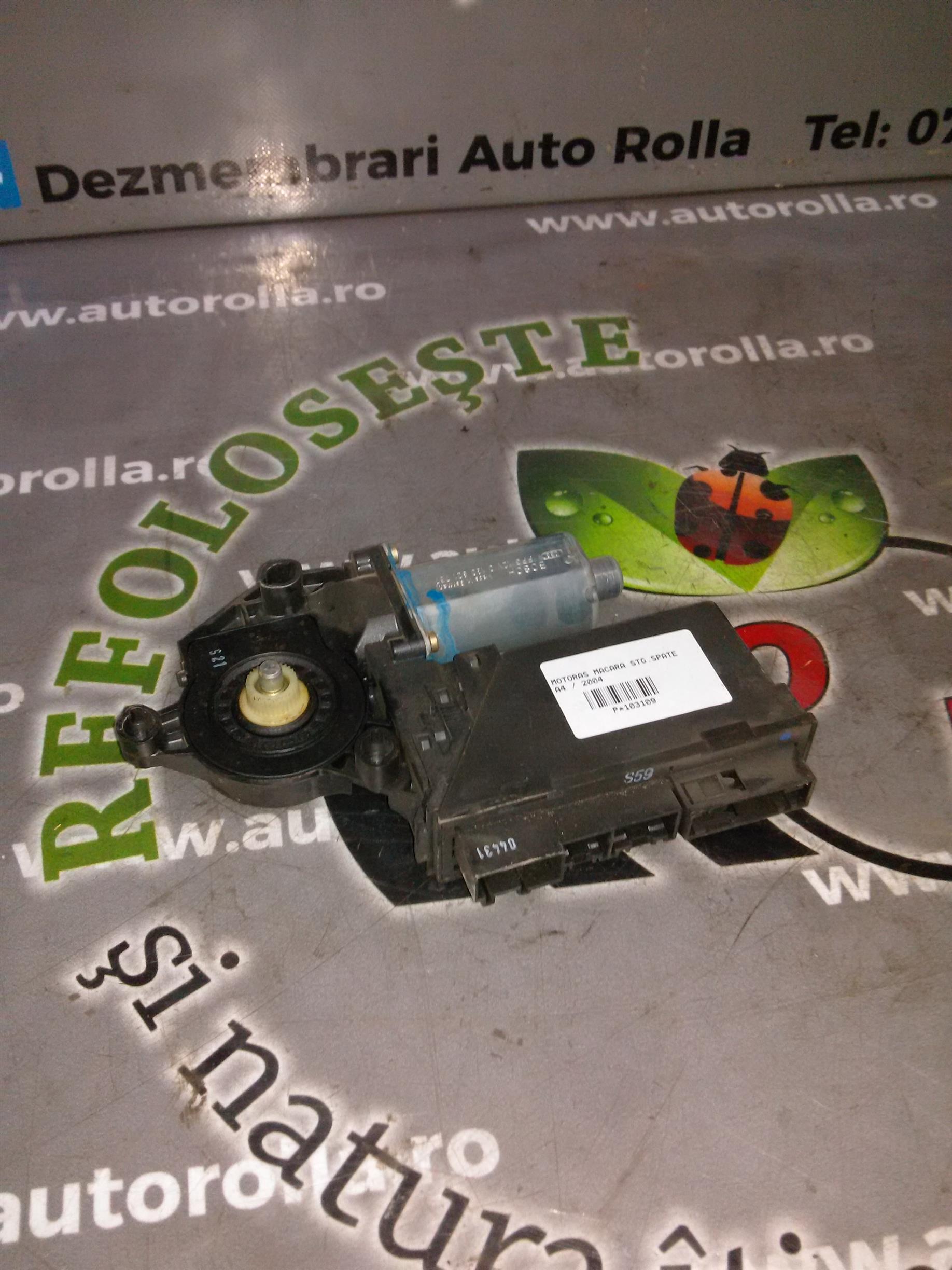 motoras macara stanga spate Audi A4, an 2004