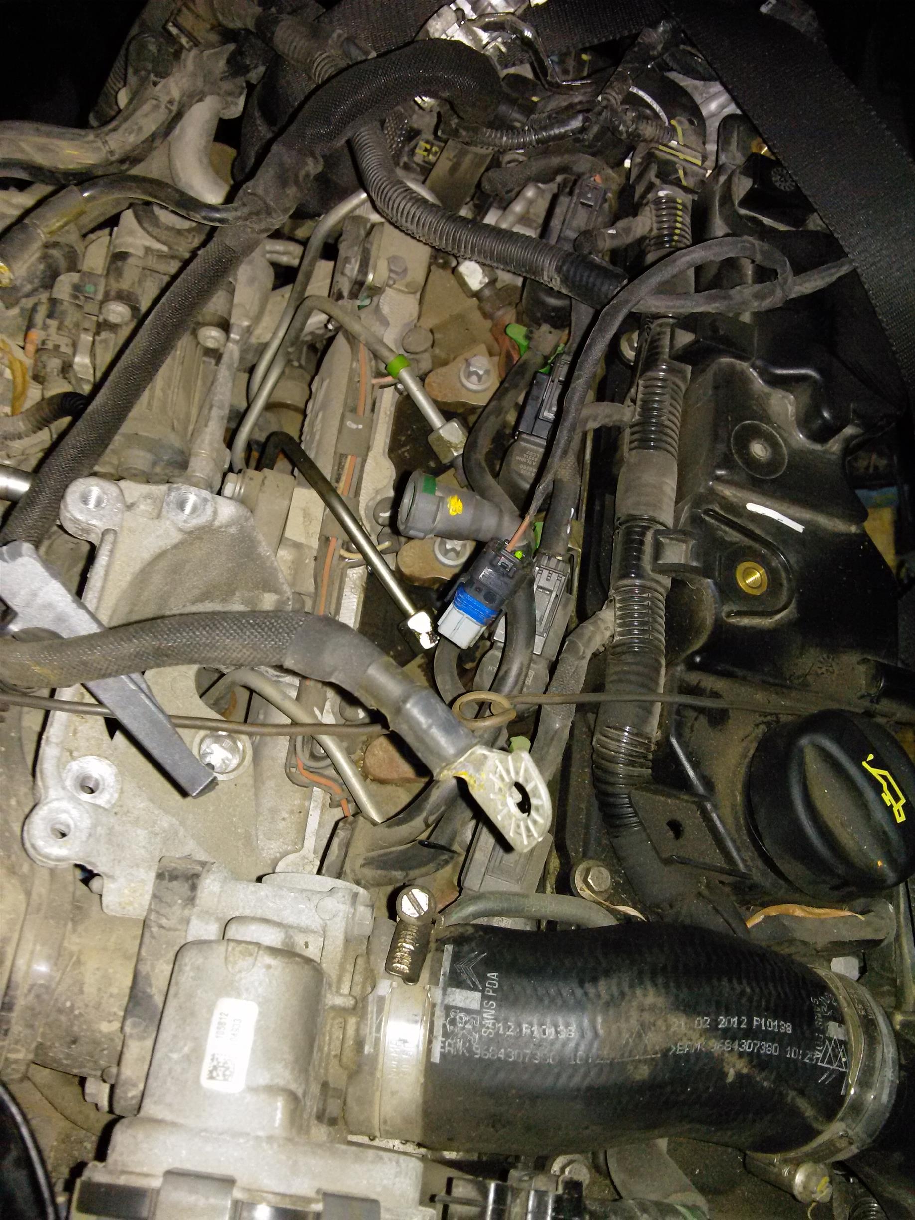 rampa injectoare Citroen C5, 1.6HDI, an 2012
