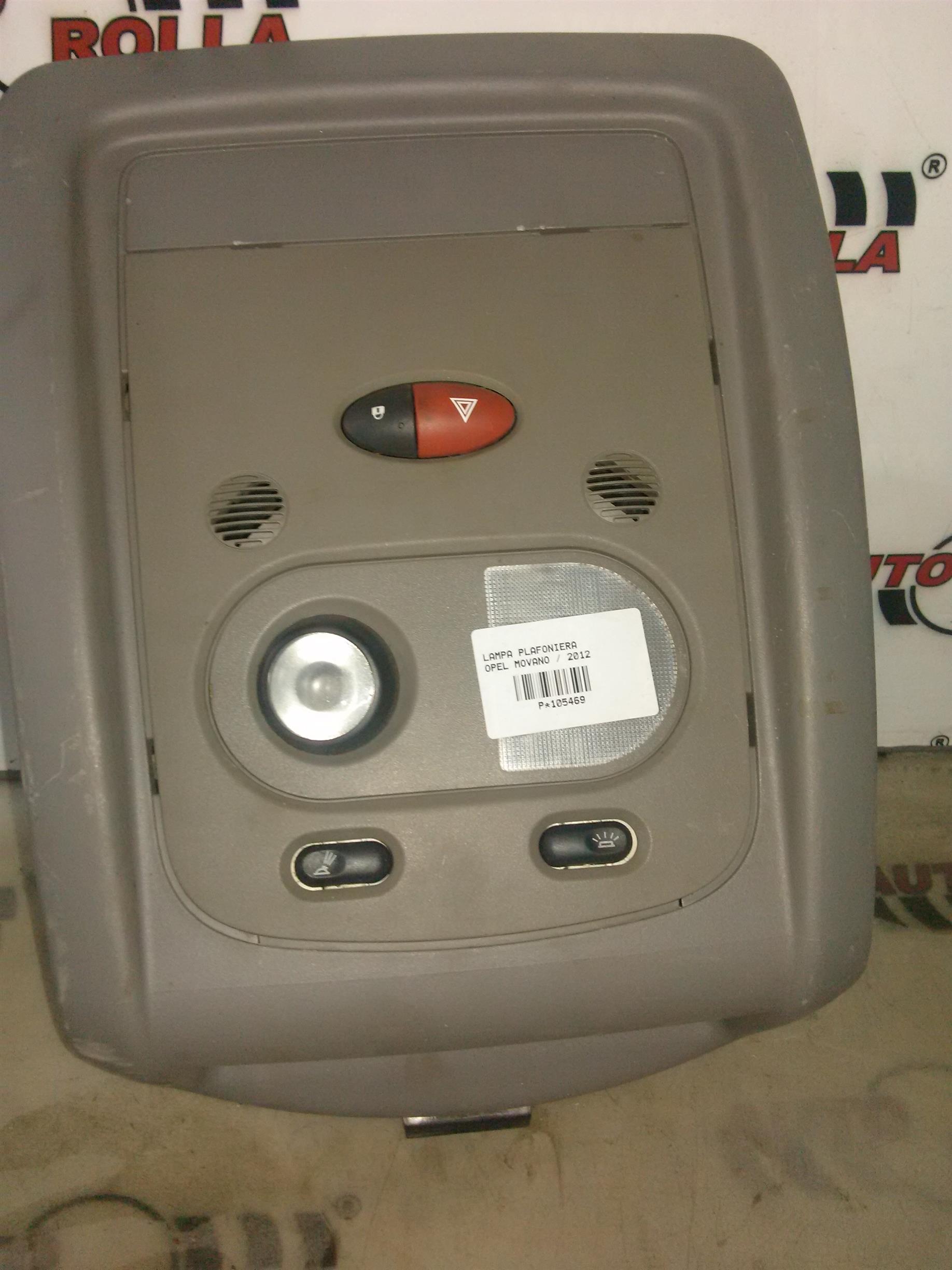 lampa plafoniera Opel Movano, an 2012