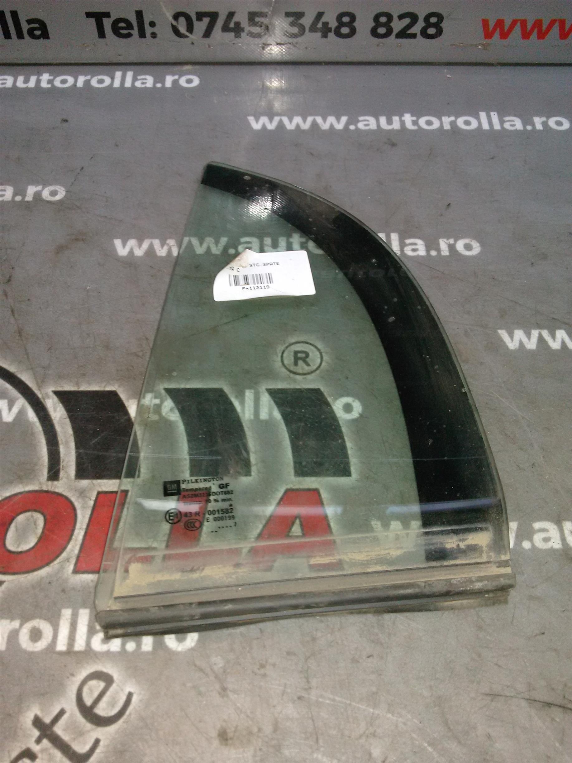 Geam coltar usa stanga spate Opel Vectra C