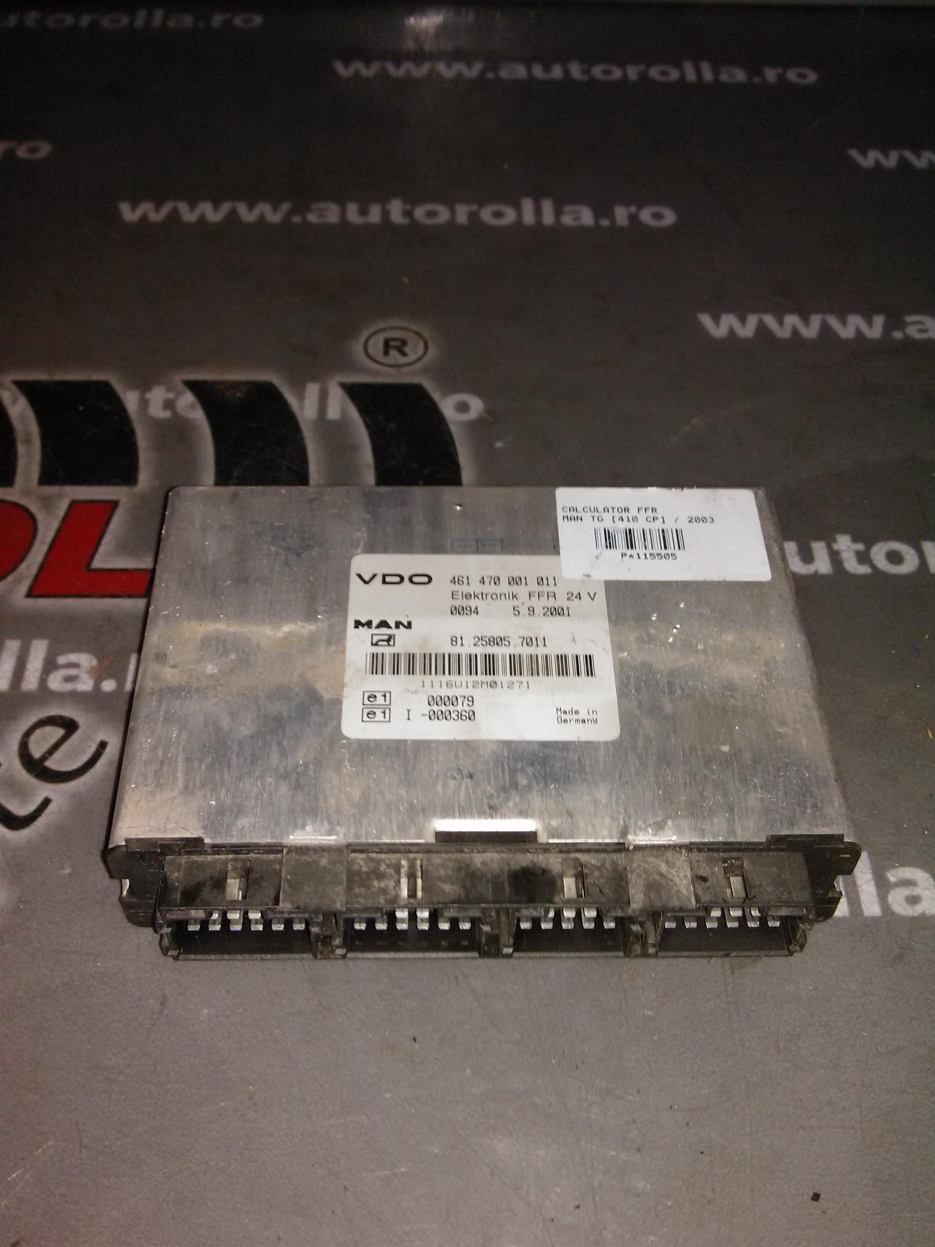 calculator ffr MAN TG 410cp, an 2003