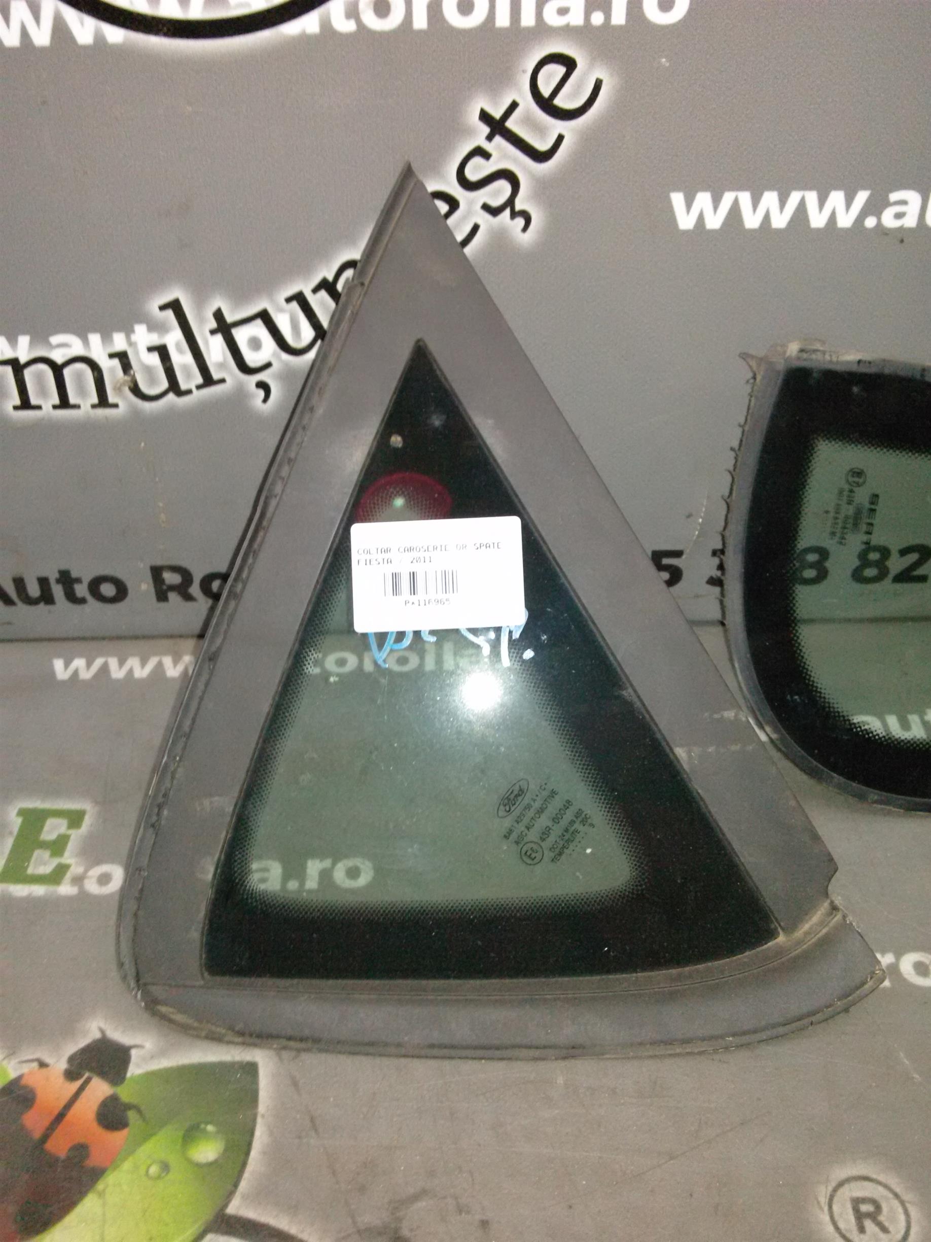 Geam coltar caroserie dreapta spate Ford Fiesta, an 2011