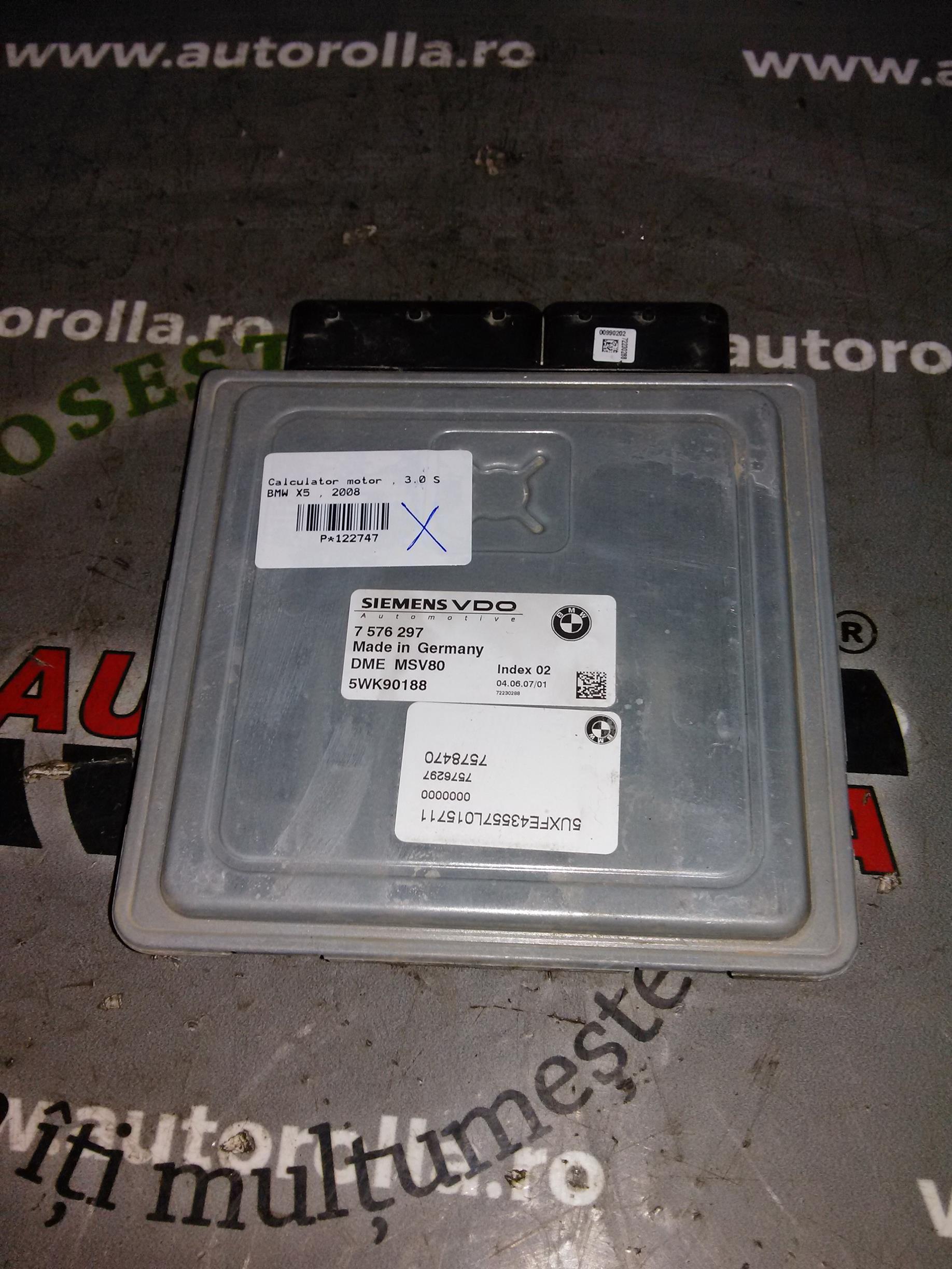 calculator motor BMW X5 E70, 3.0S, an 2008
