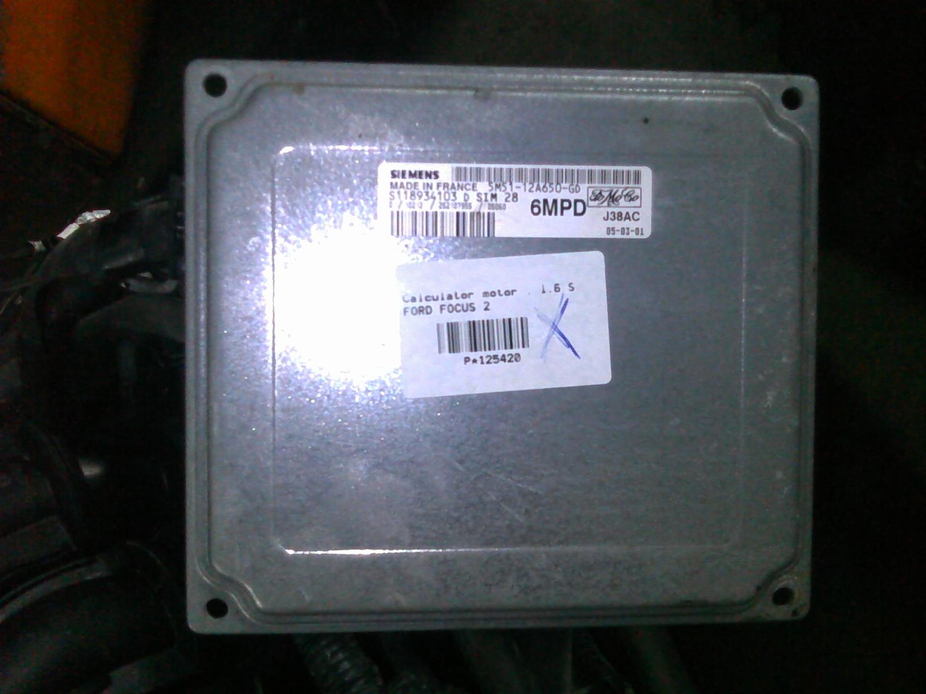 calculator motor Ford Focus 2, 1.6S