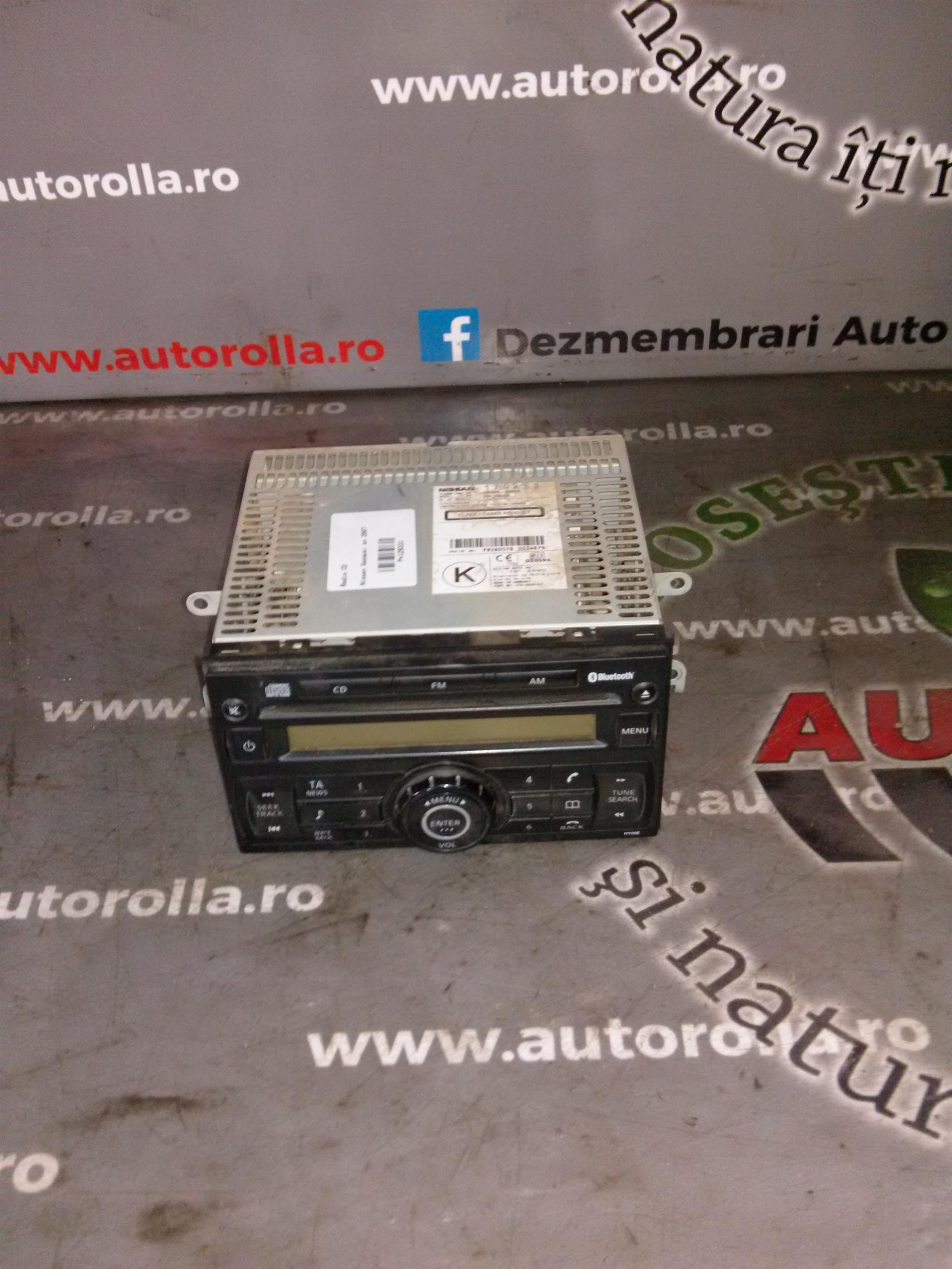 Radio CD Nissan Qasquai an 2007