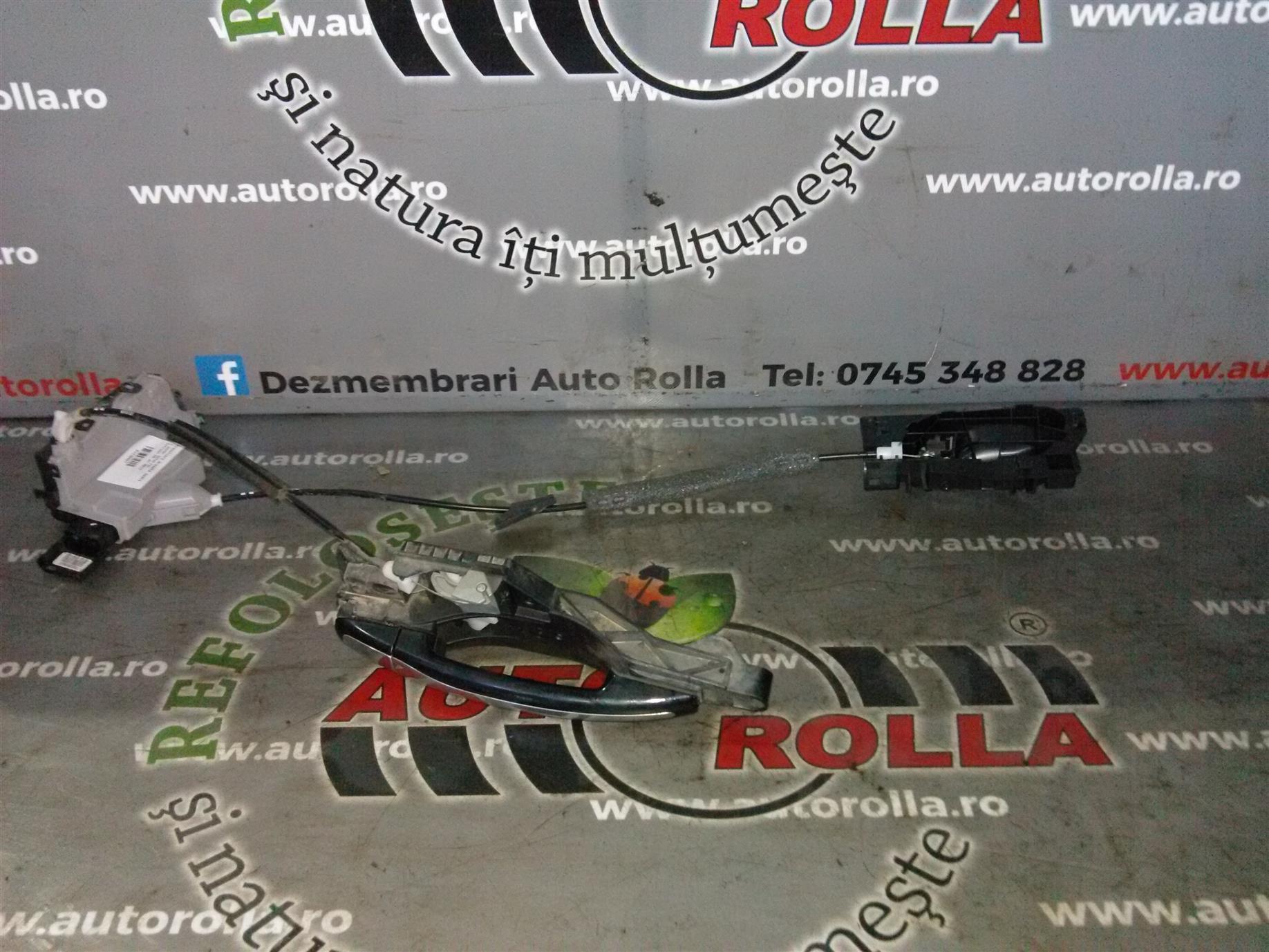 Cremaliera dreapta spate + maner exterior Citroen C5 an 2012