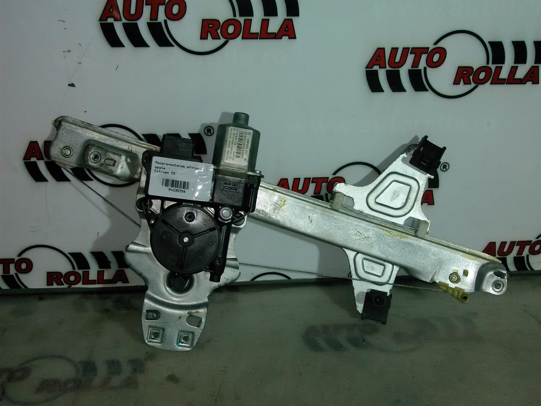 Macara+motoras stanga spate Citroen C5