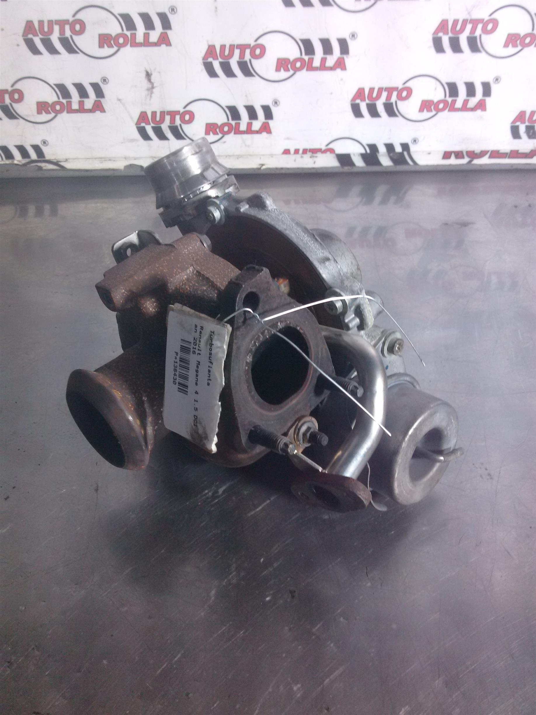Turbosuflanta Renault Megane 4 1.5 DCI an 2016