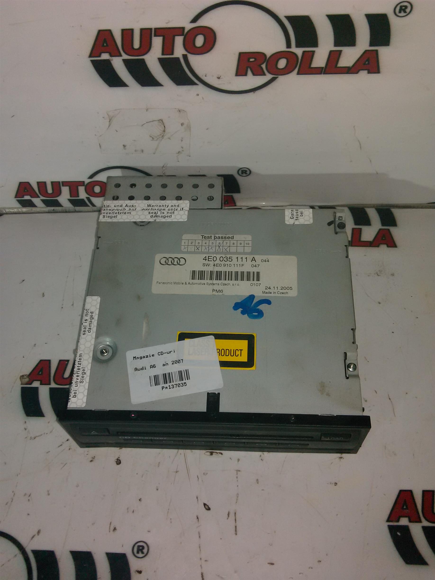 Magazie CD-uri Audi A6  an 2007