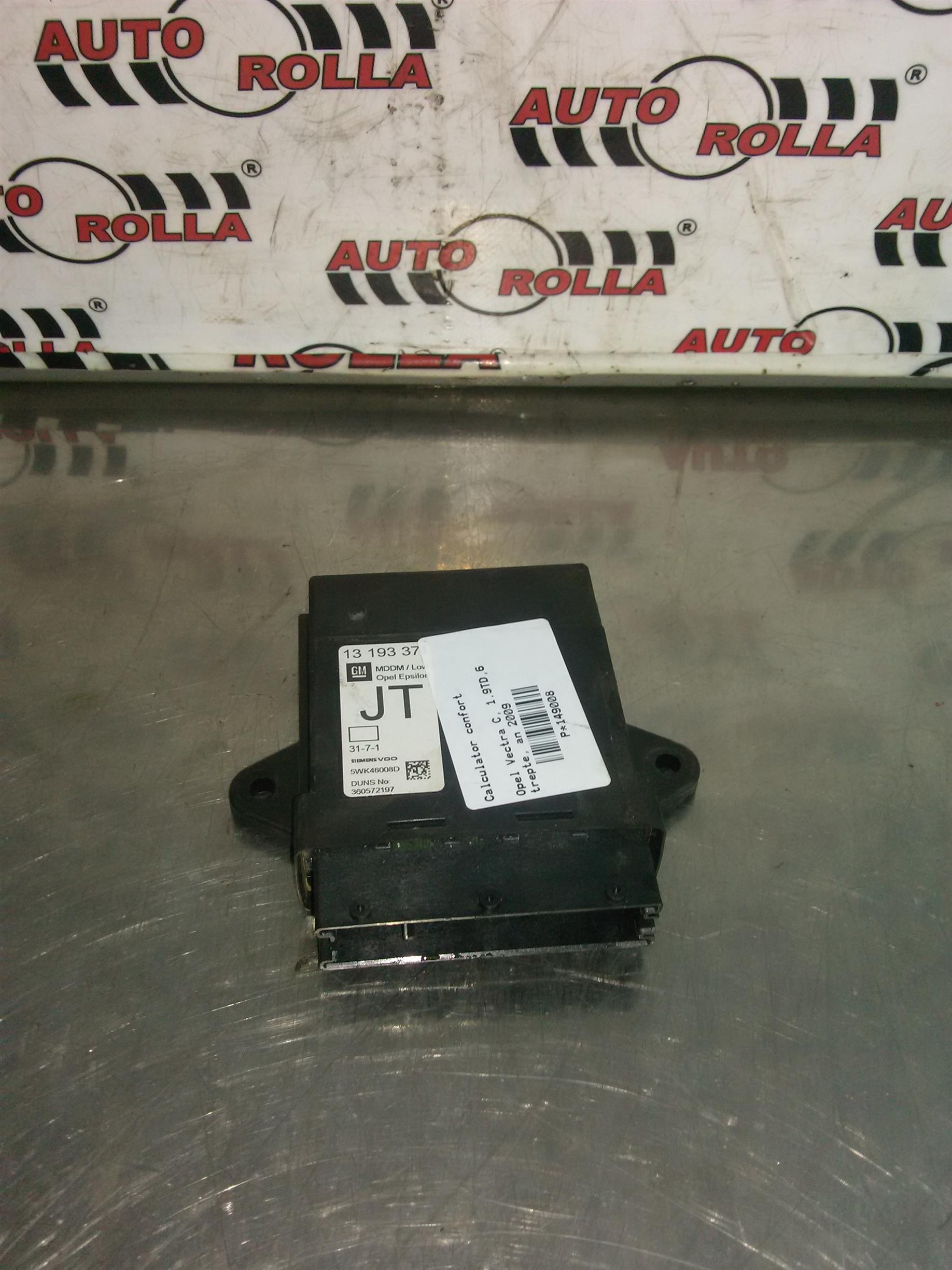 Calculator confort Opel Vectra C, 1.9TD,6 trepte, an 2009