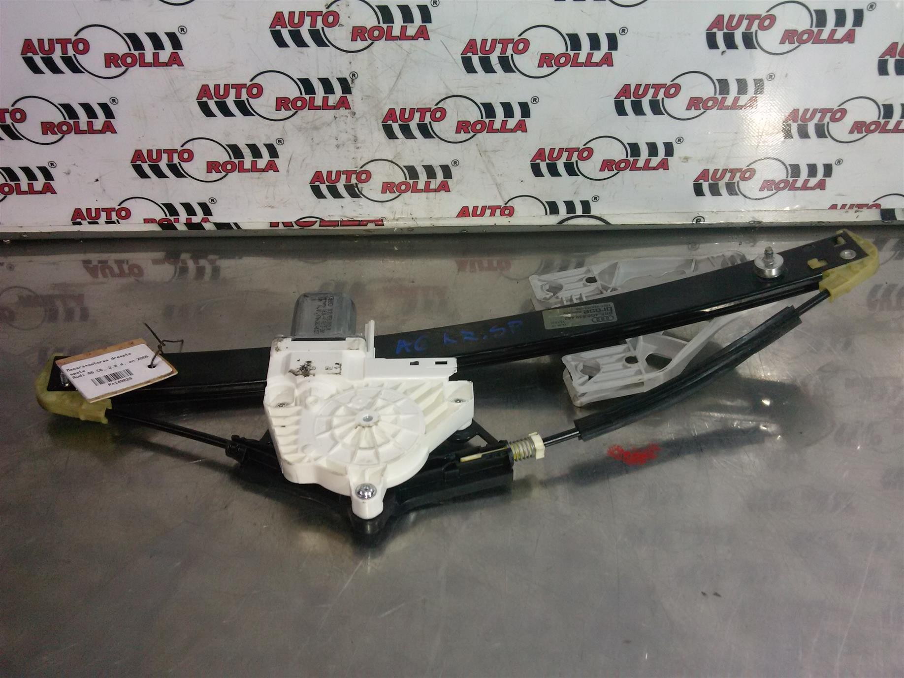 Macara+motoras dreapta spate Audi A6 C6, 2.0 d, an 2006