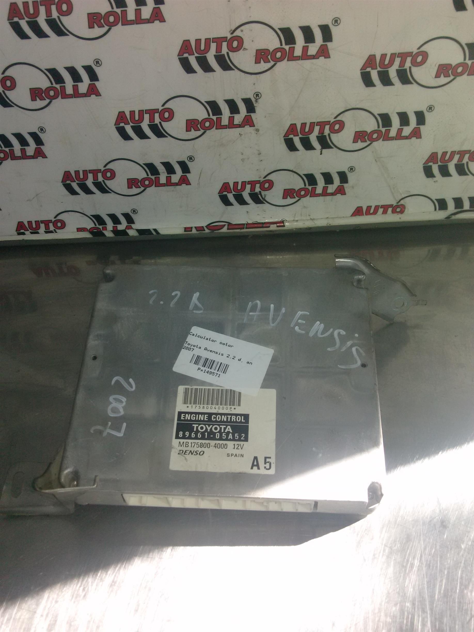 Calculator motor Toyota Avensis 2.2 d, an 2007