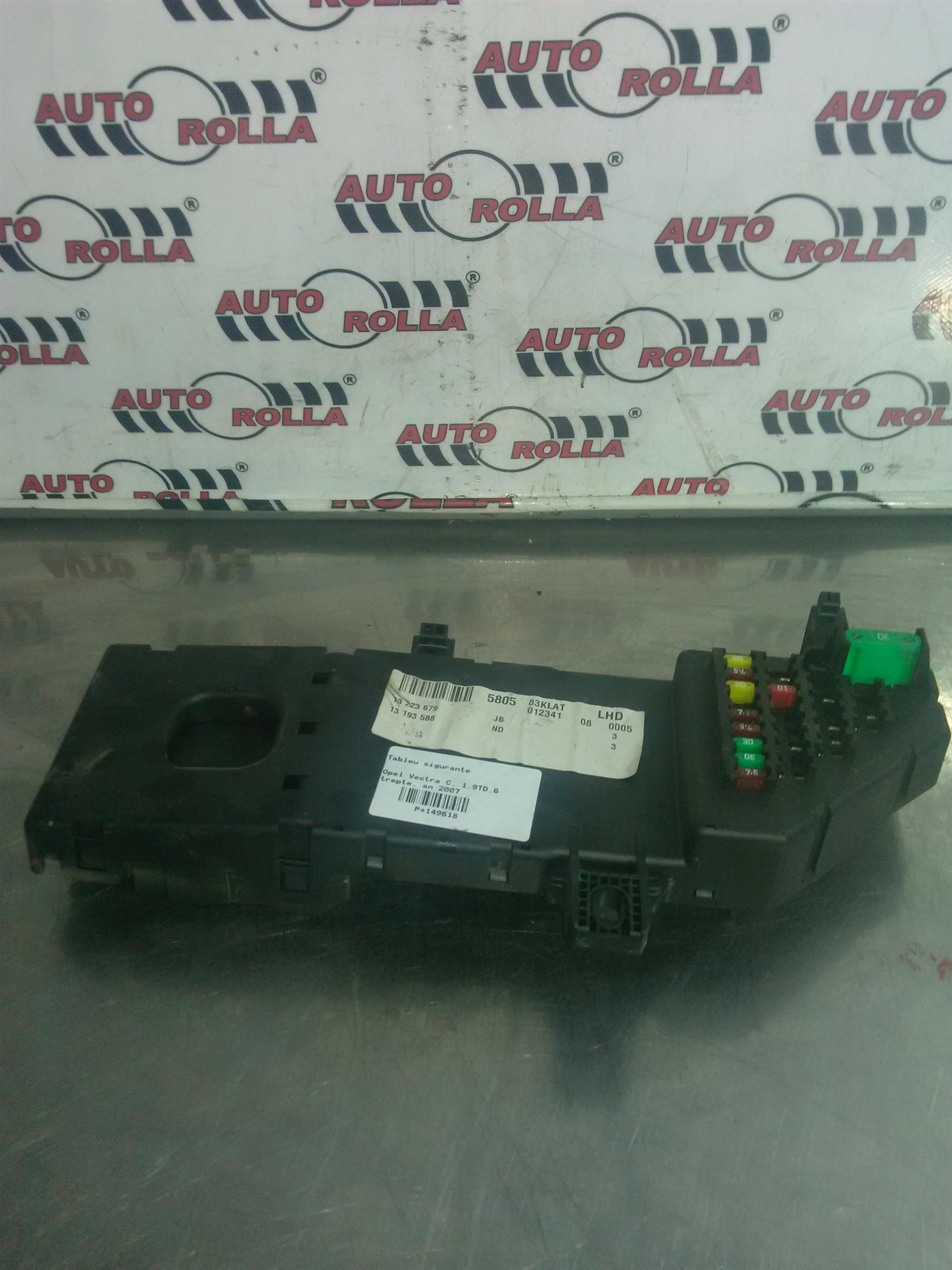 Tablou sigurante Opel Vectra C, 1.9TD,6 trepte, an 2007