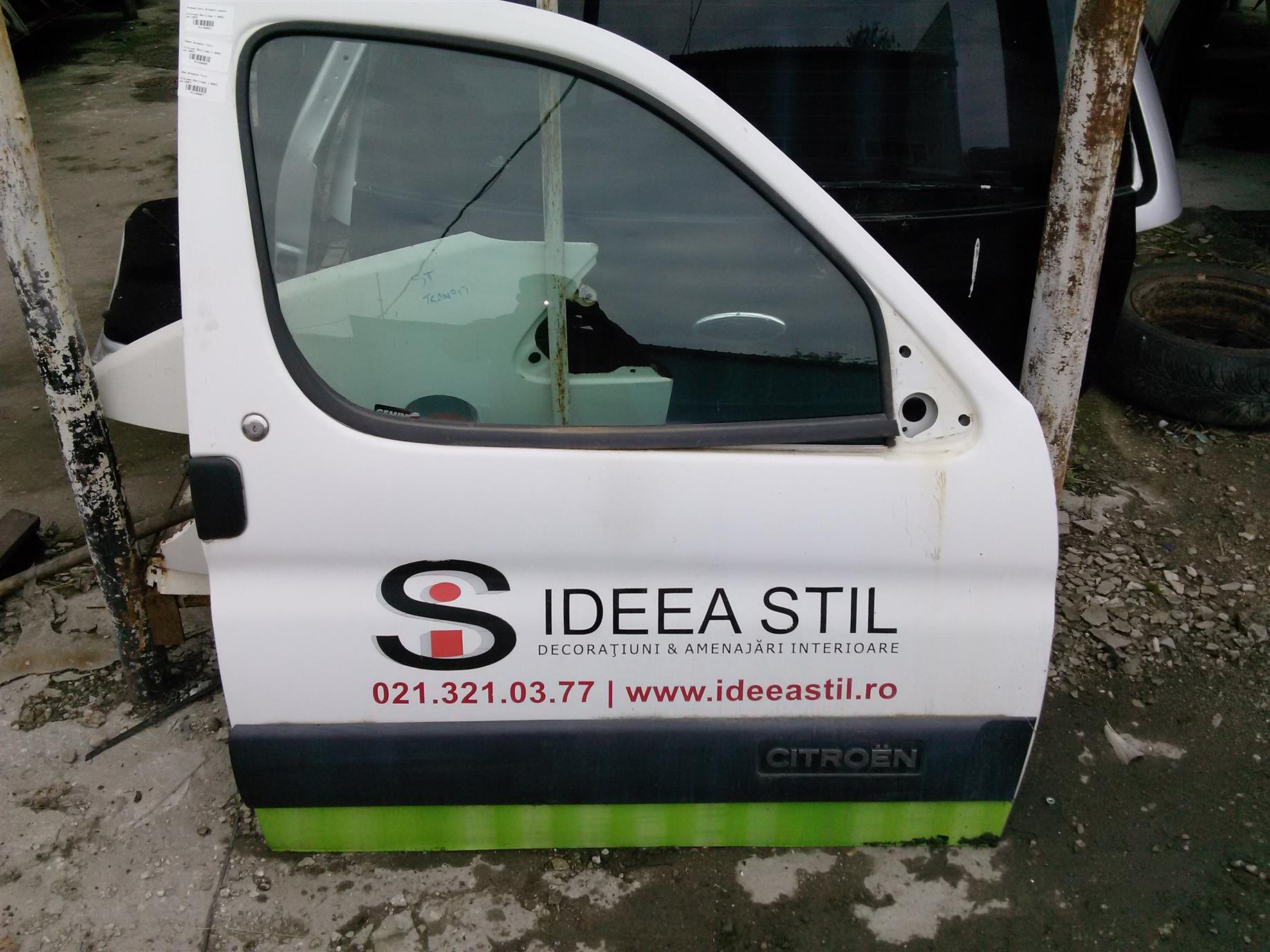 Geam dreapta fata Citroen Berlingo 1.6HDI, an 2007