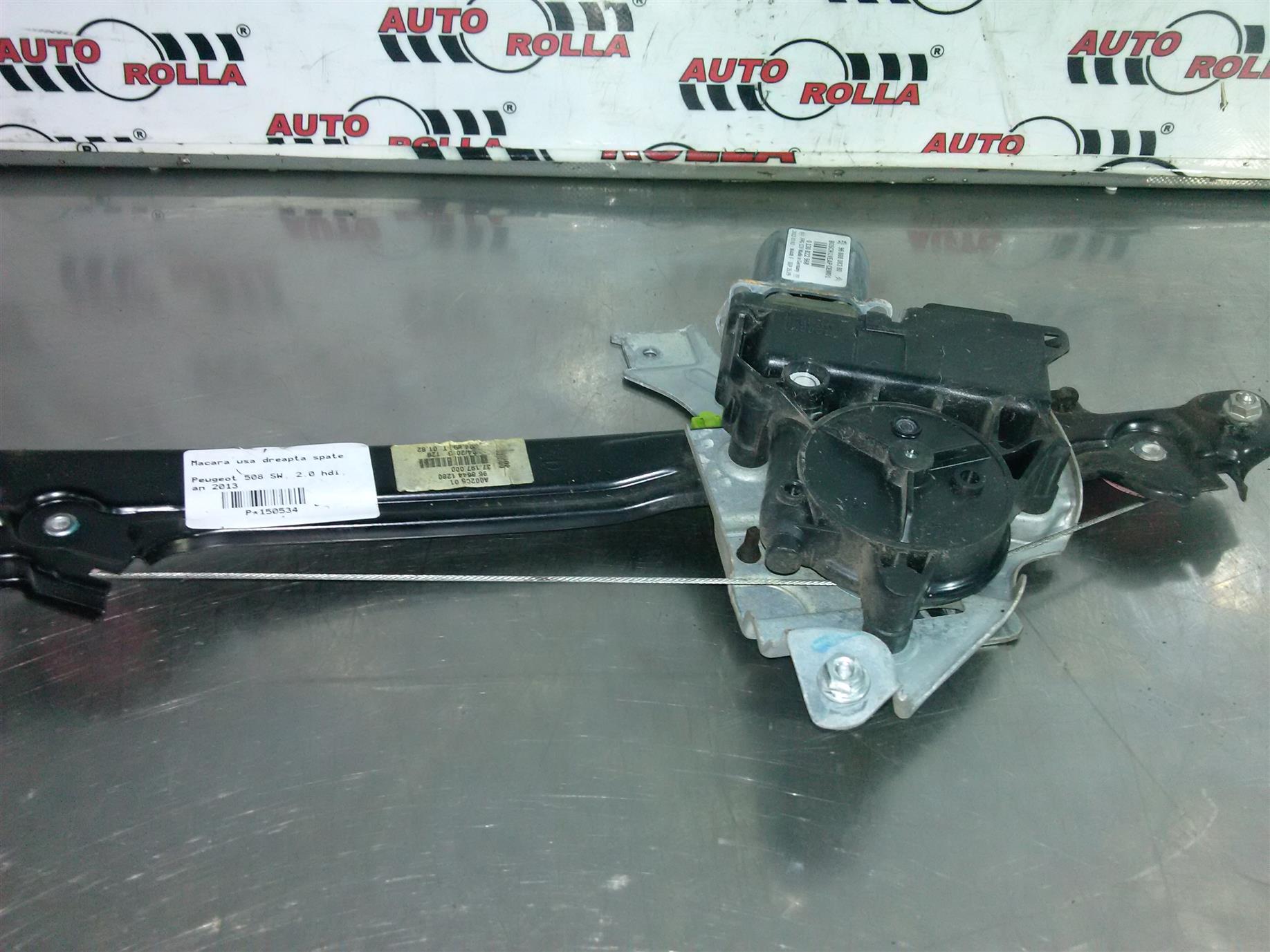 Macara usa dreapta spate Peugeot 508 SW, 2.0 hdi, an 2013