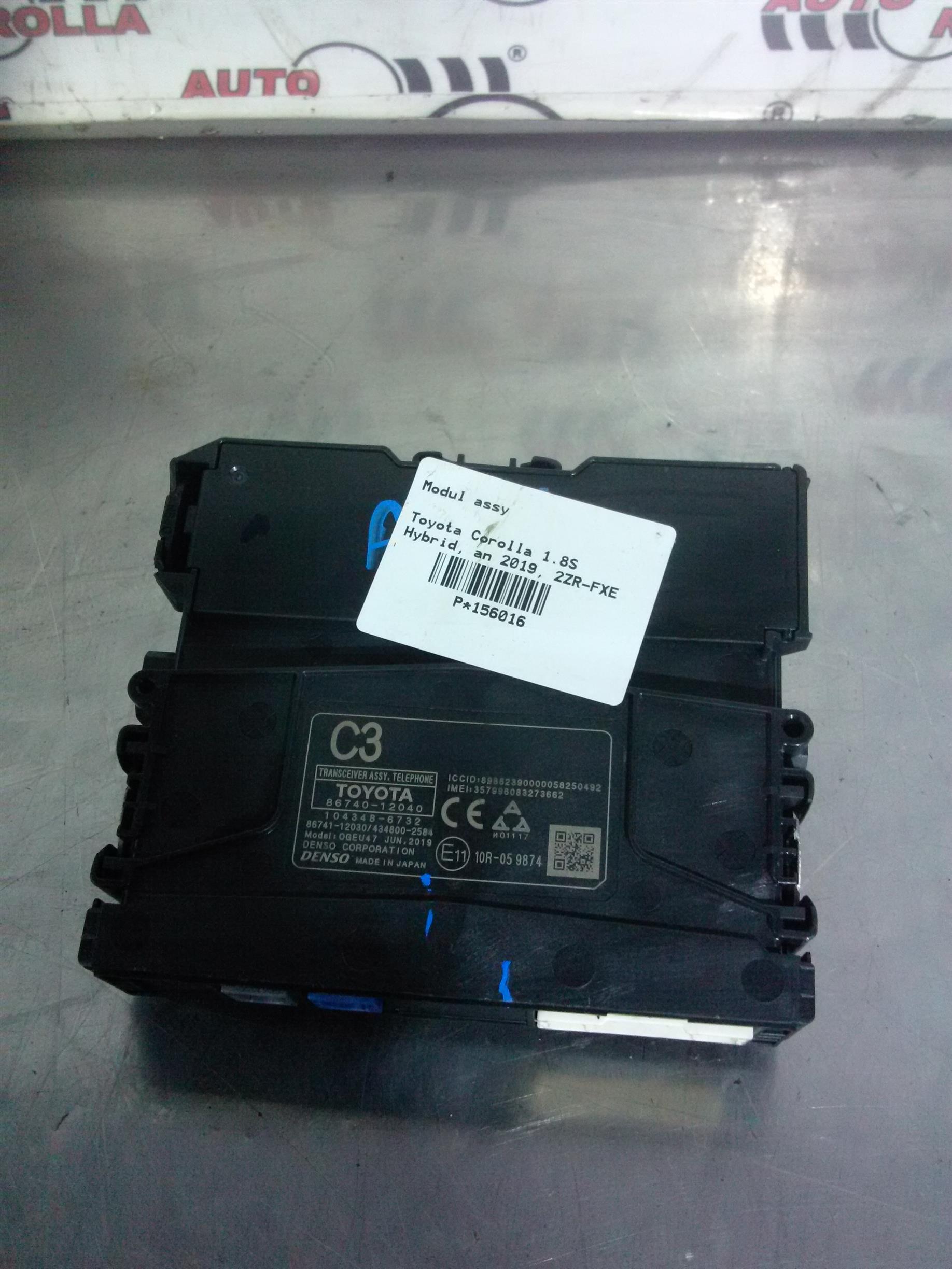 Modul assy Toyota Corolla 1.8S Hybrid, an 2019, 2ZR-FXE