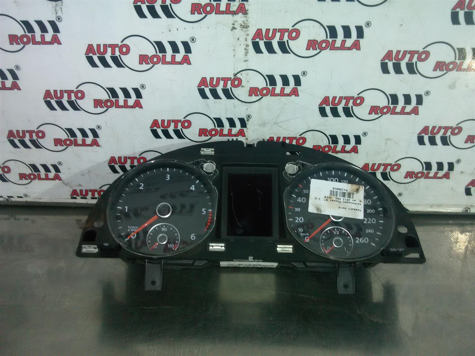 Ceasuri bord Volkswagen Passat B7, 2.0 d, an 2012 DSG, CFFB