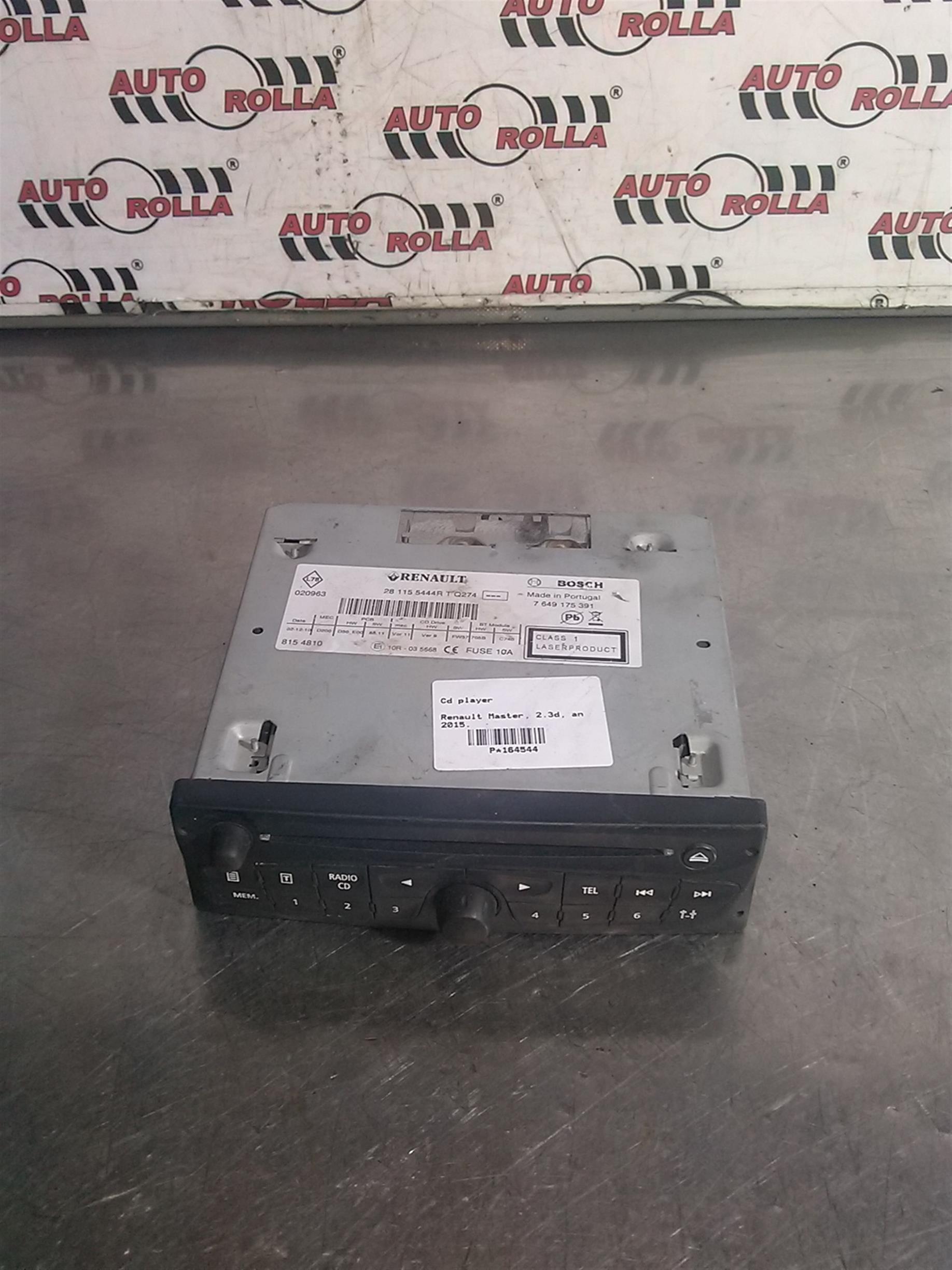 Cd player Renault Master, 2.3d, an 2015.
