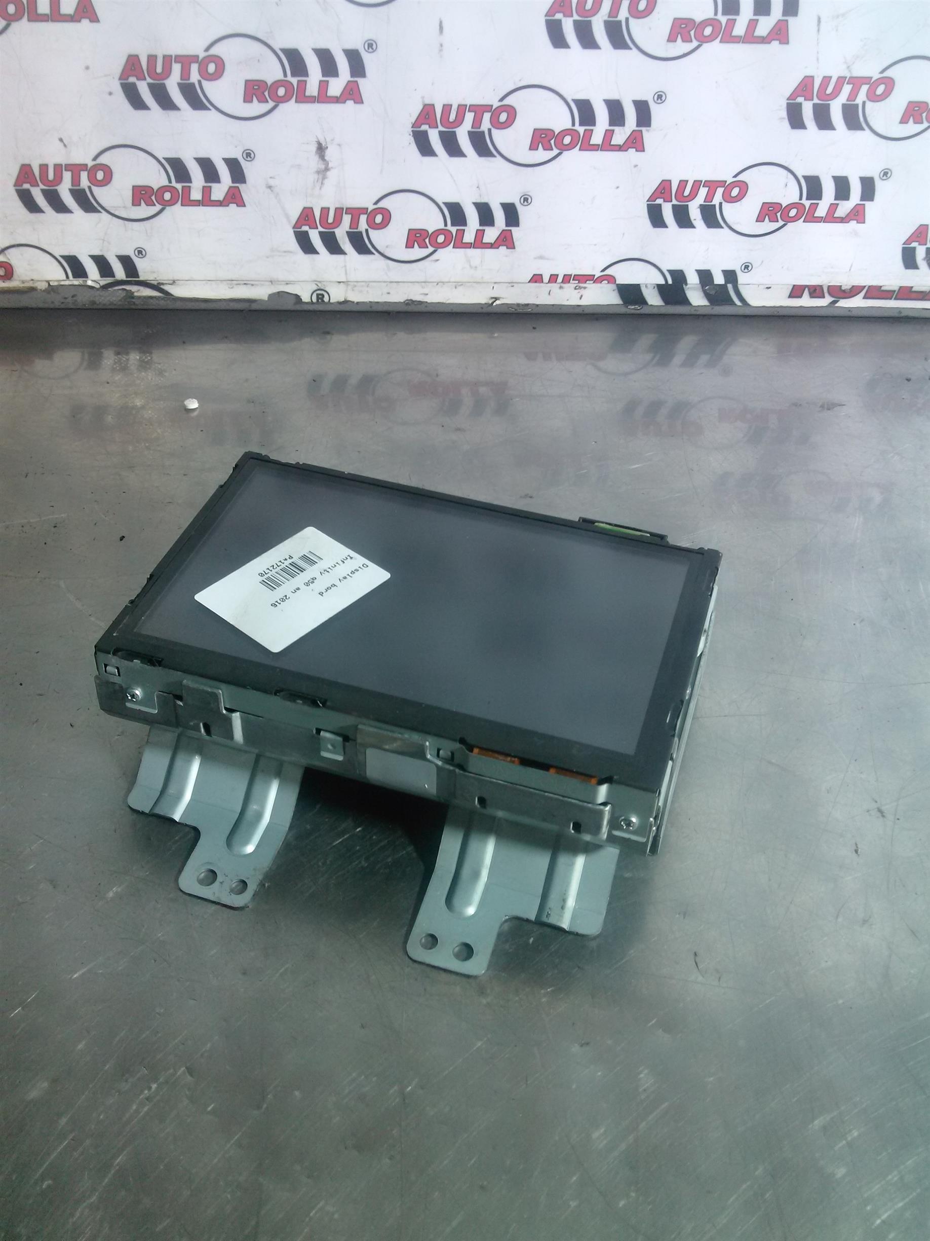 Display bord Infinity q50 an 2016