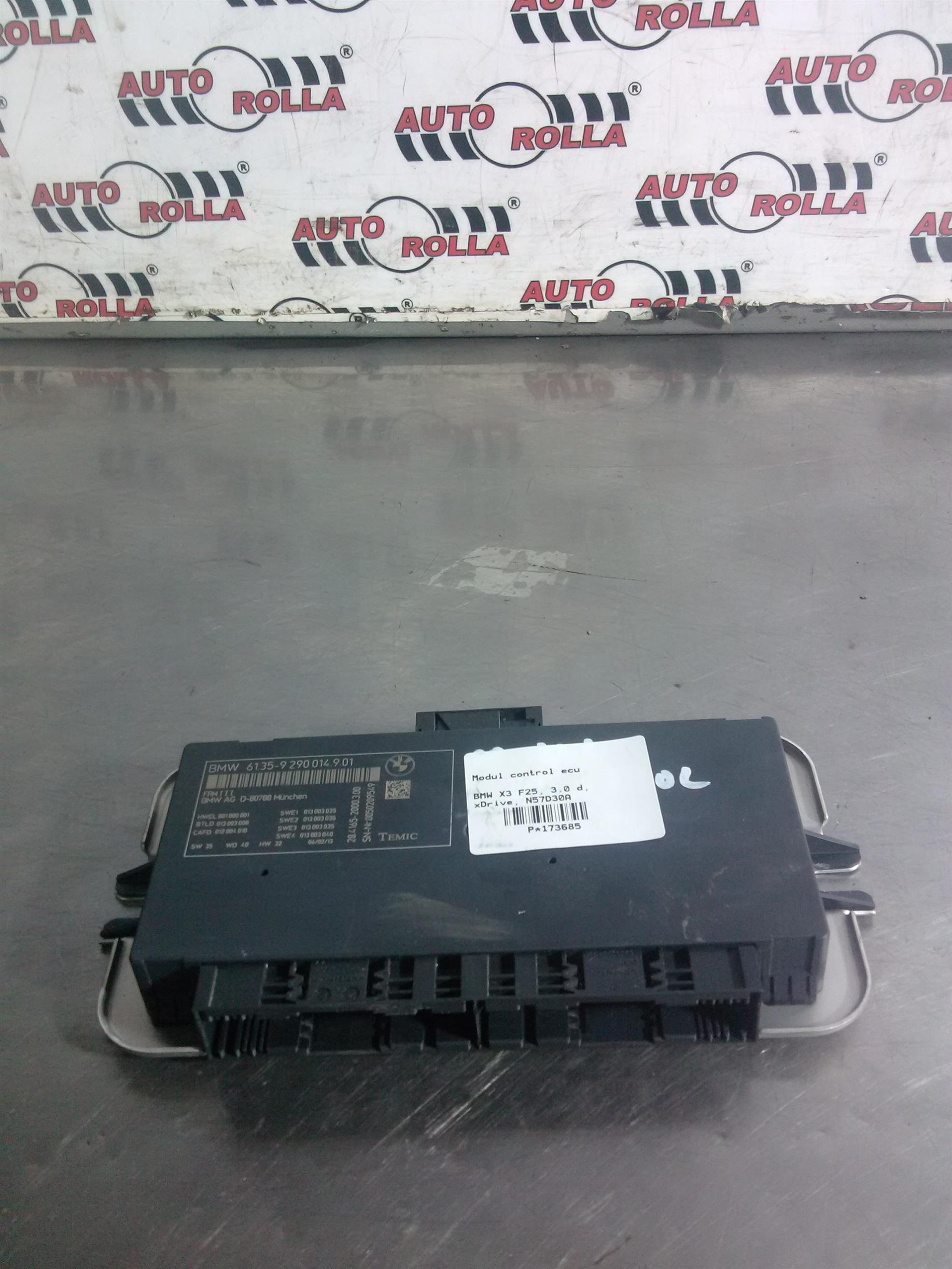 Modul control ecu BMW X3 F25, 3.0 d, xDrive, N57D30A