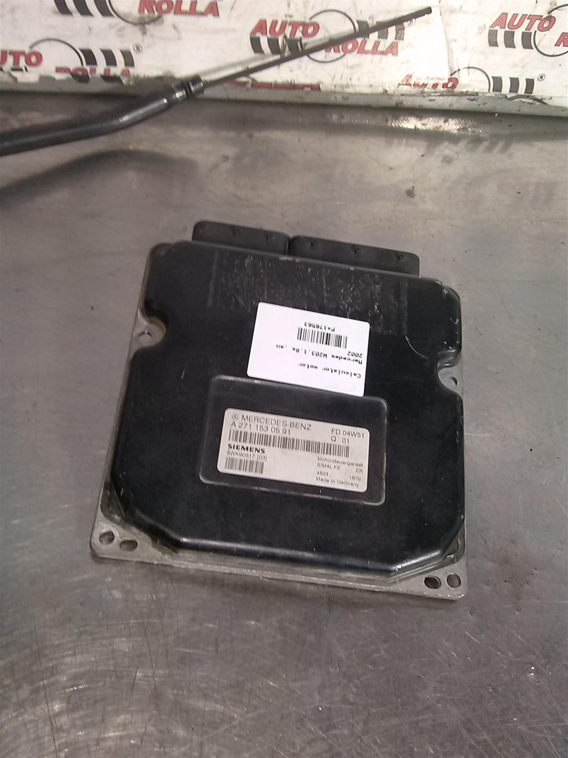 Calculator motor Mercedes W203,1.8s ,an 2002