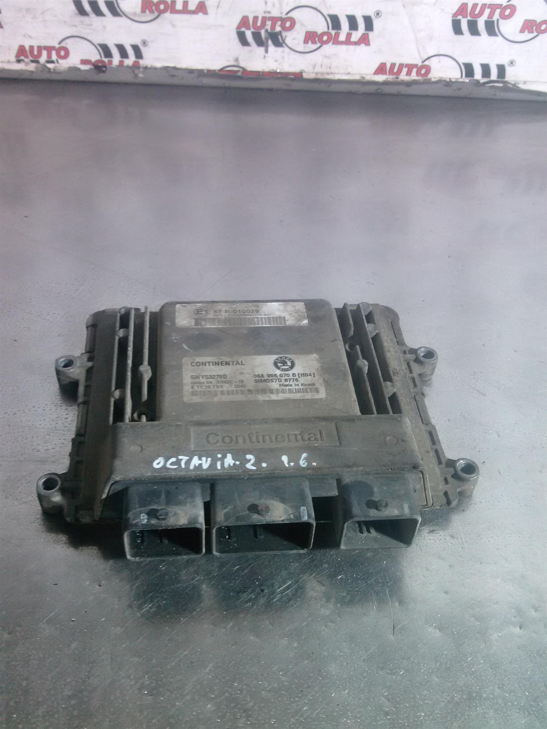 Calculator motor Skoda Octavia 2, 1.9 tdi, an 2008, euro 4, BXE
