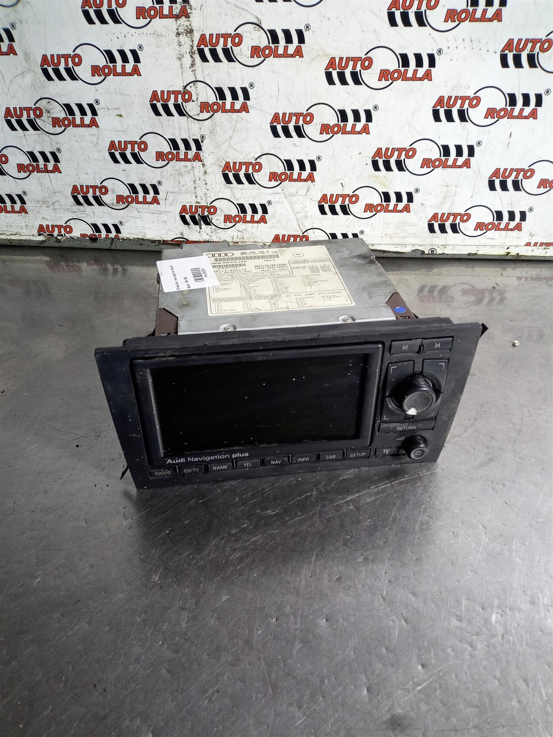 Display navigatie bord Audi A4 B6