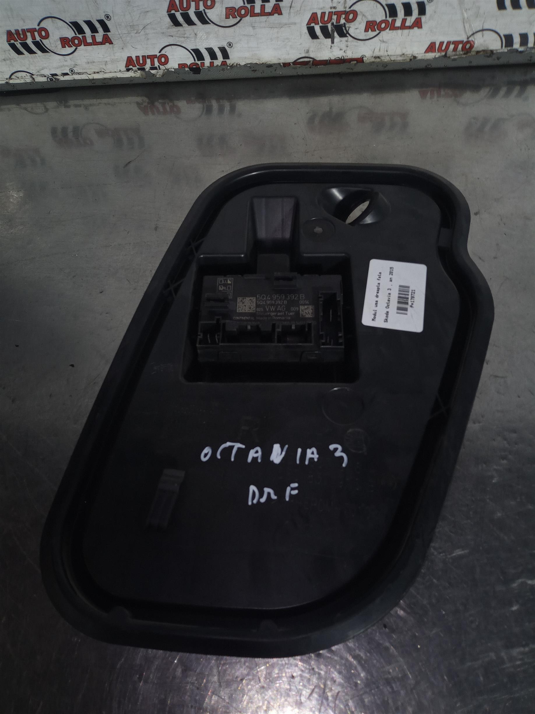 Modul usa dreapta fata Skoda Octavia 3 , an 2015