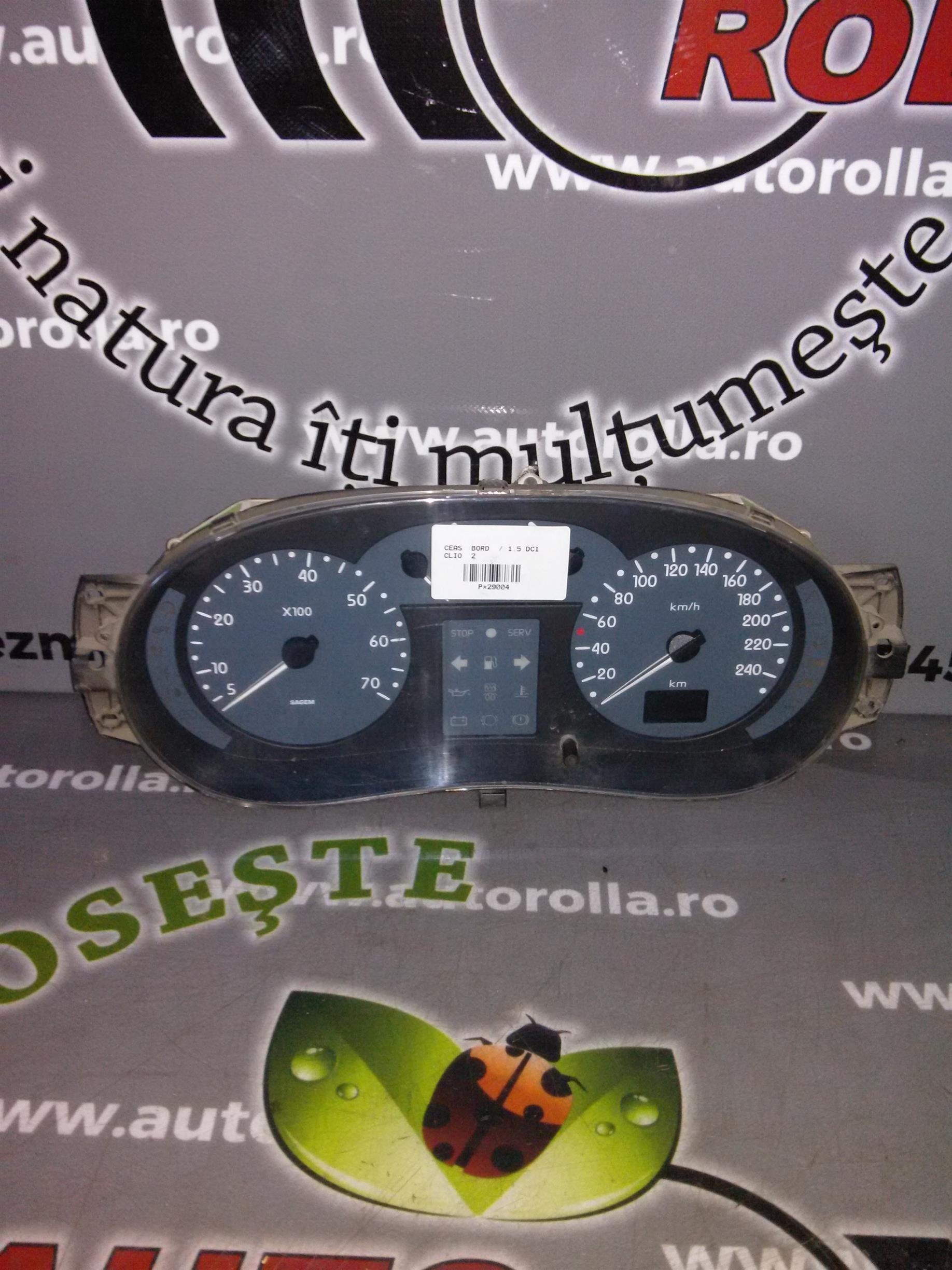 ceas bord Renault Clio 2, 1.5DCI