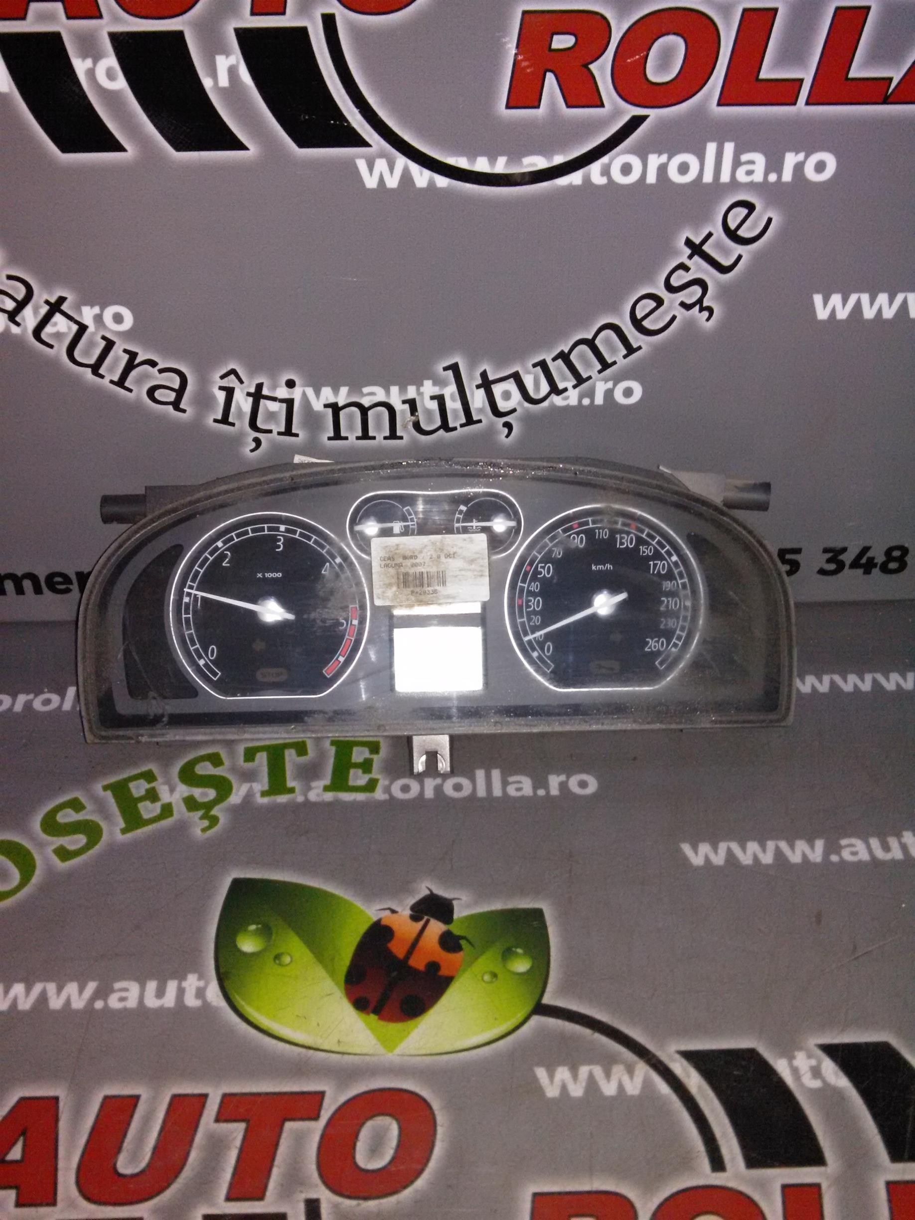 ceas bord Renault Laguna, an 2007