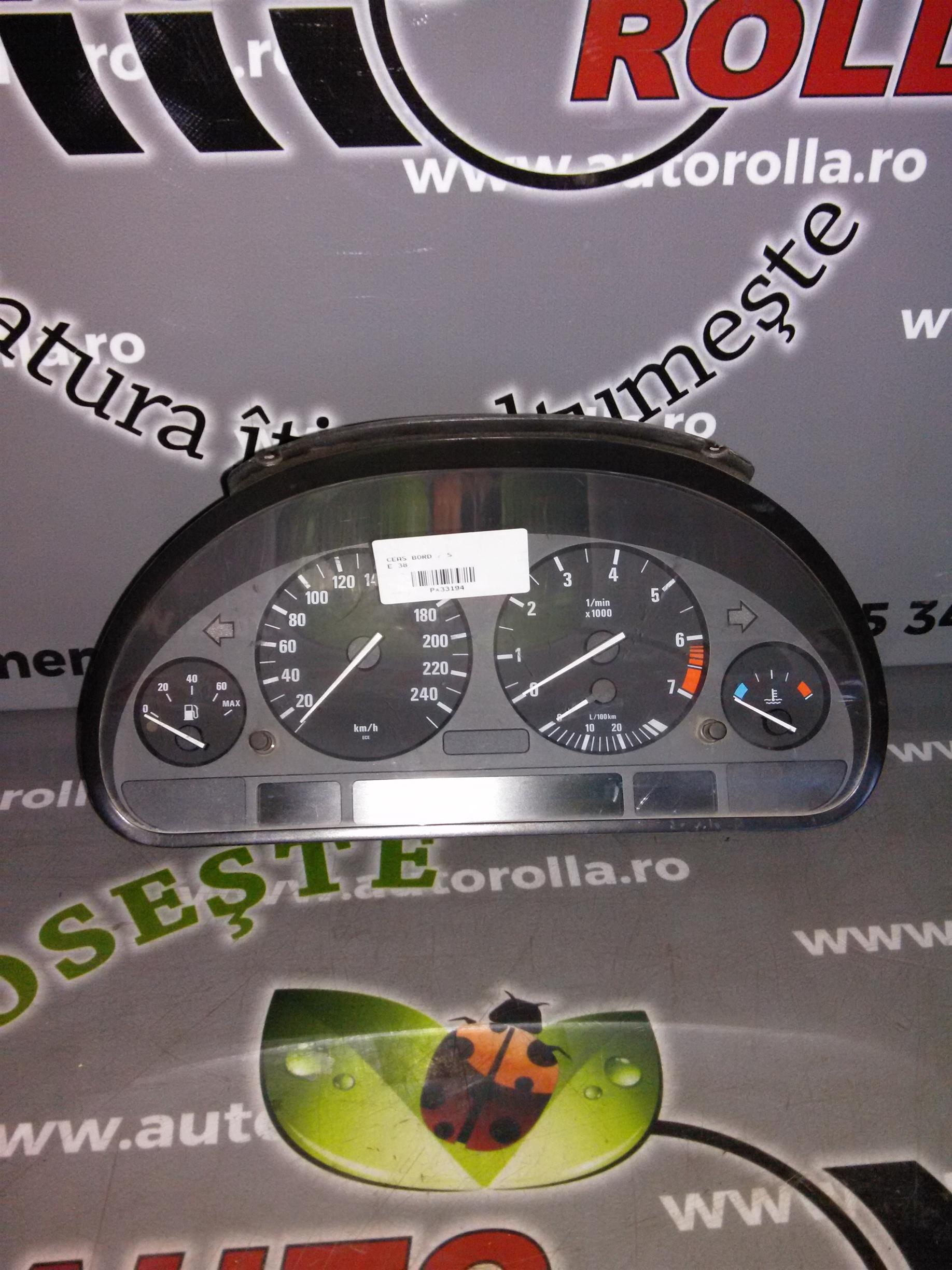 ceas bord BMW E38, benzina