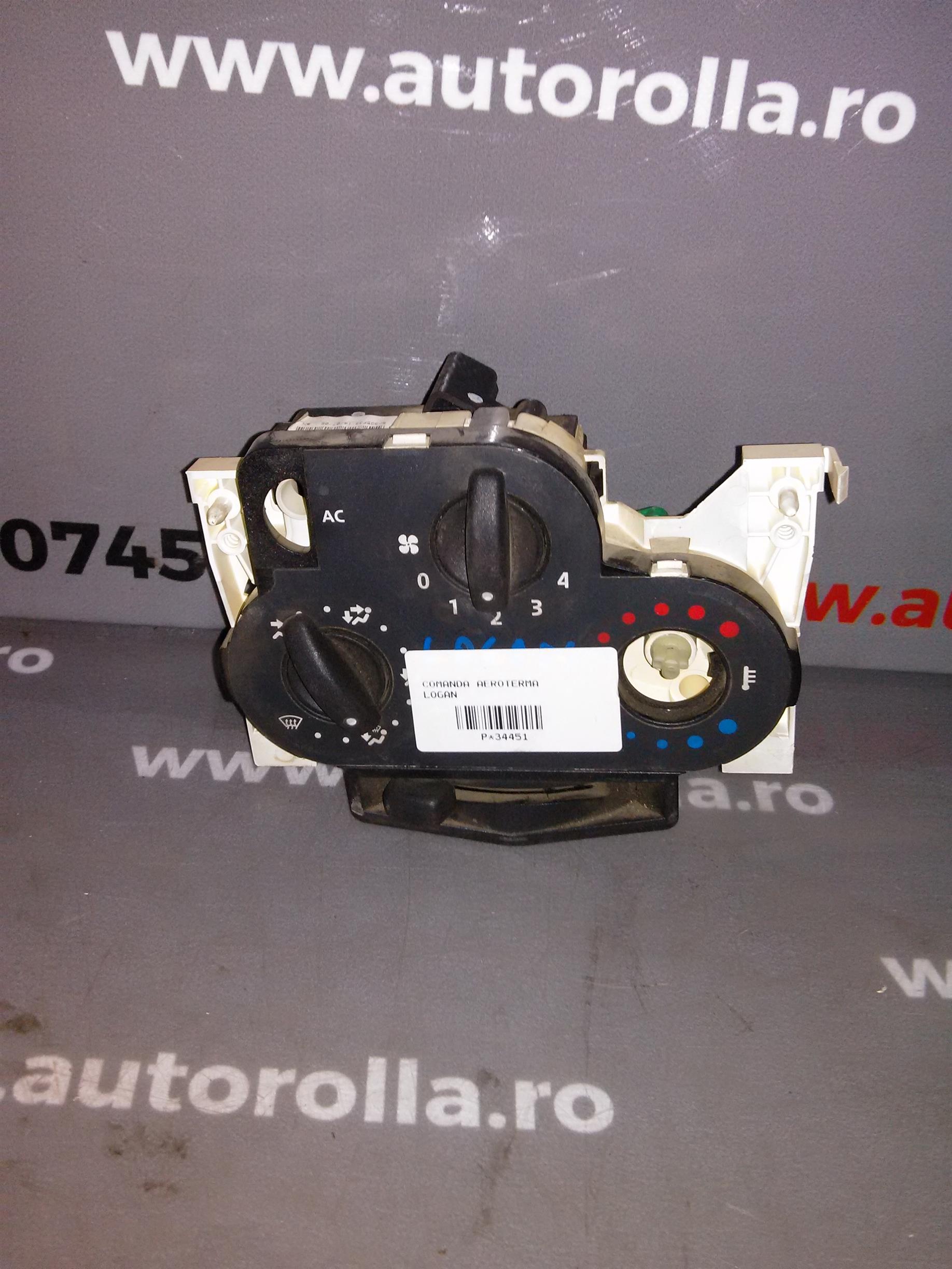 comanda aeroterma Dacia Logan
