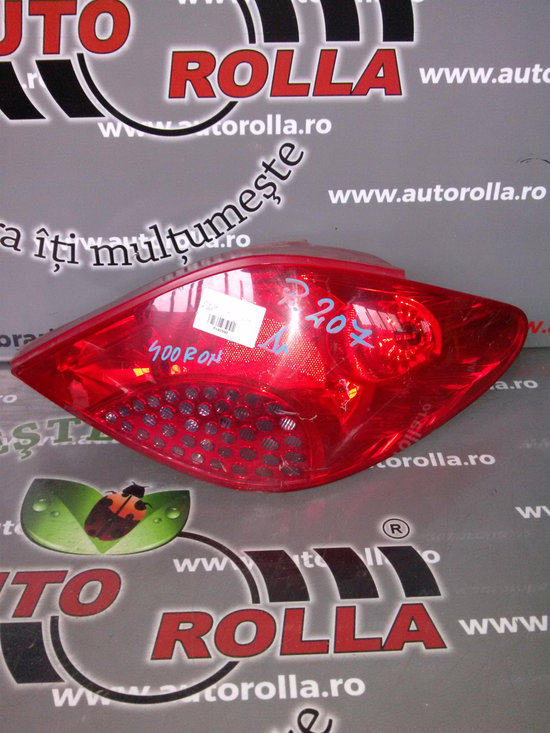 stop dreapta Peugeot 207