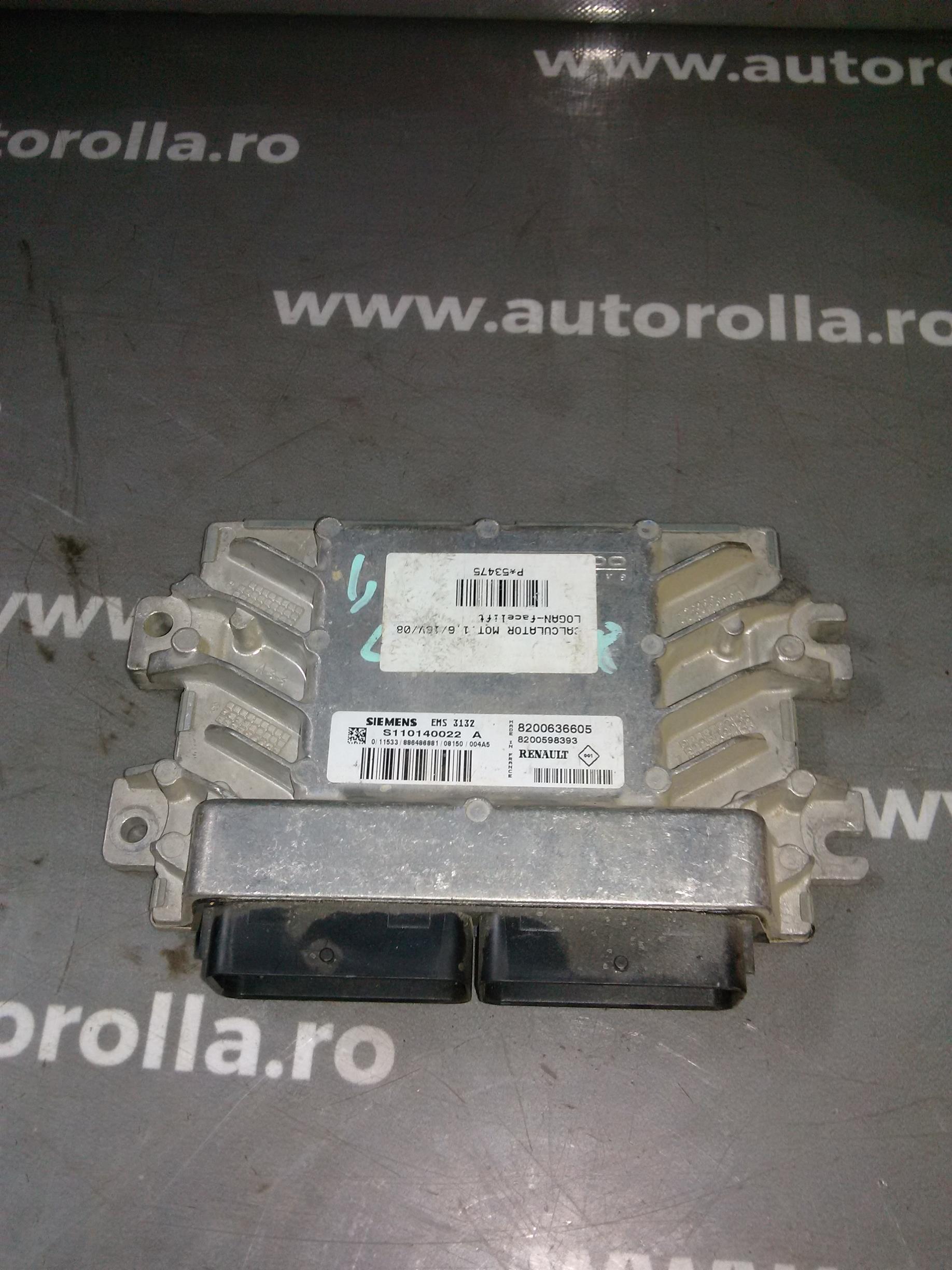 calculator motor Dacia Logan 1.6S, an 2008 facelift