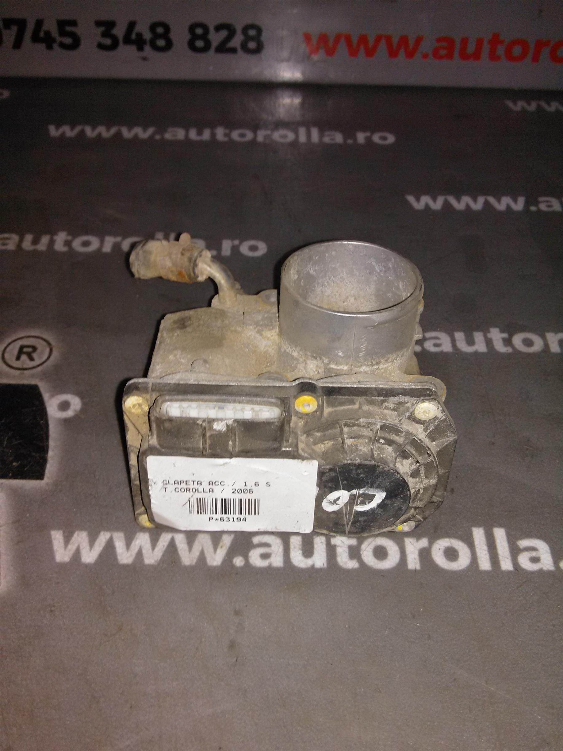 clapeta acceleratie Toyota Corolla 1.6S, an 2006