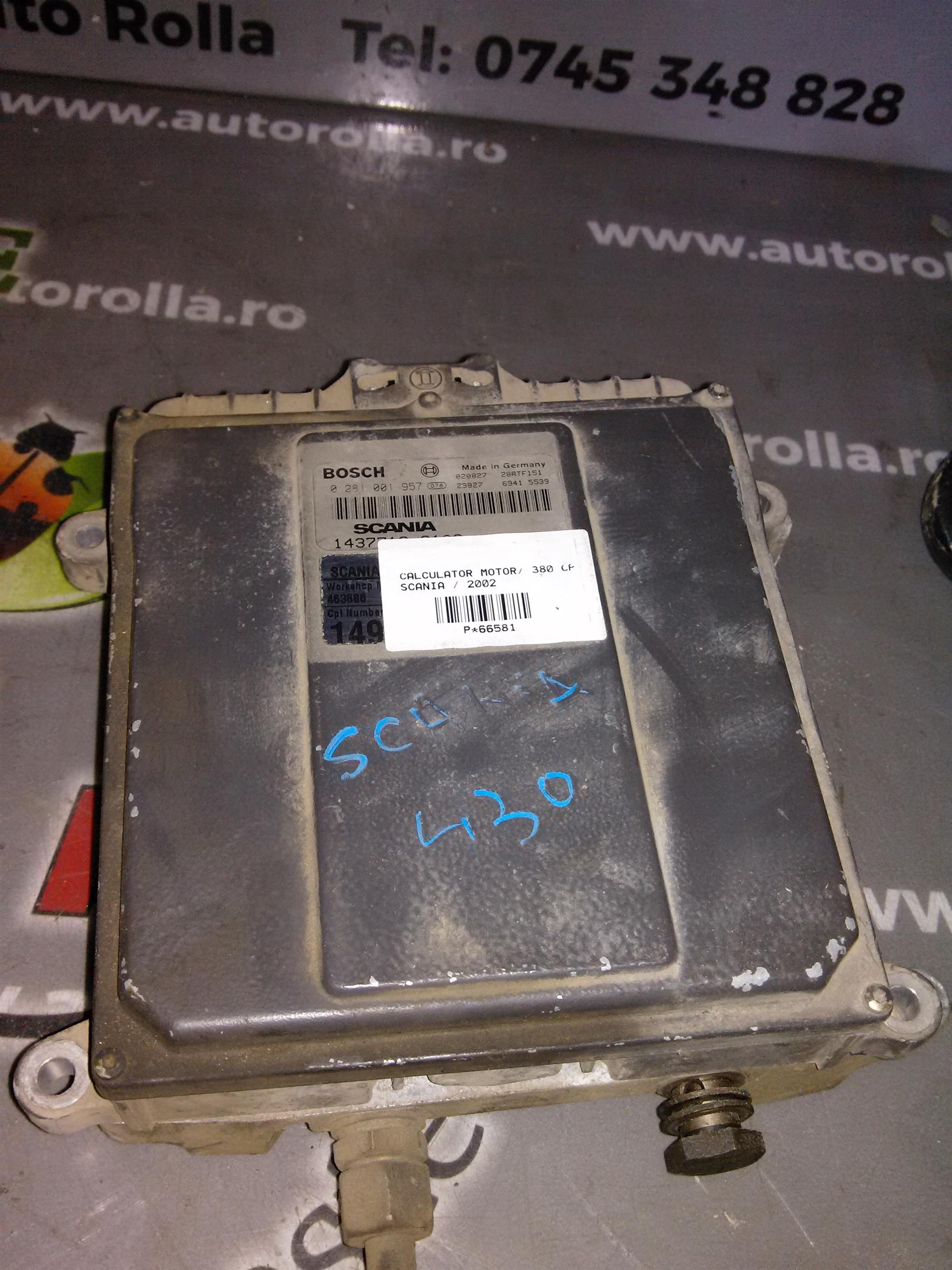 calculator motor Scania R380, an 2002