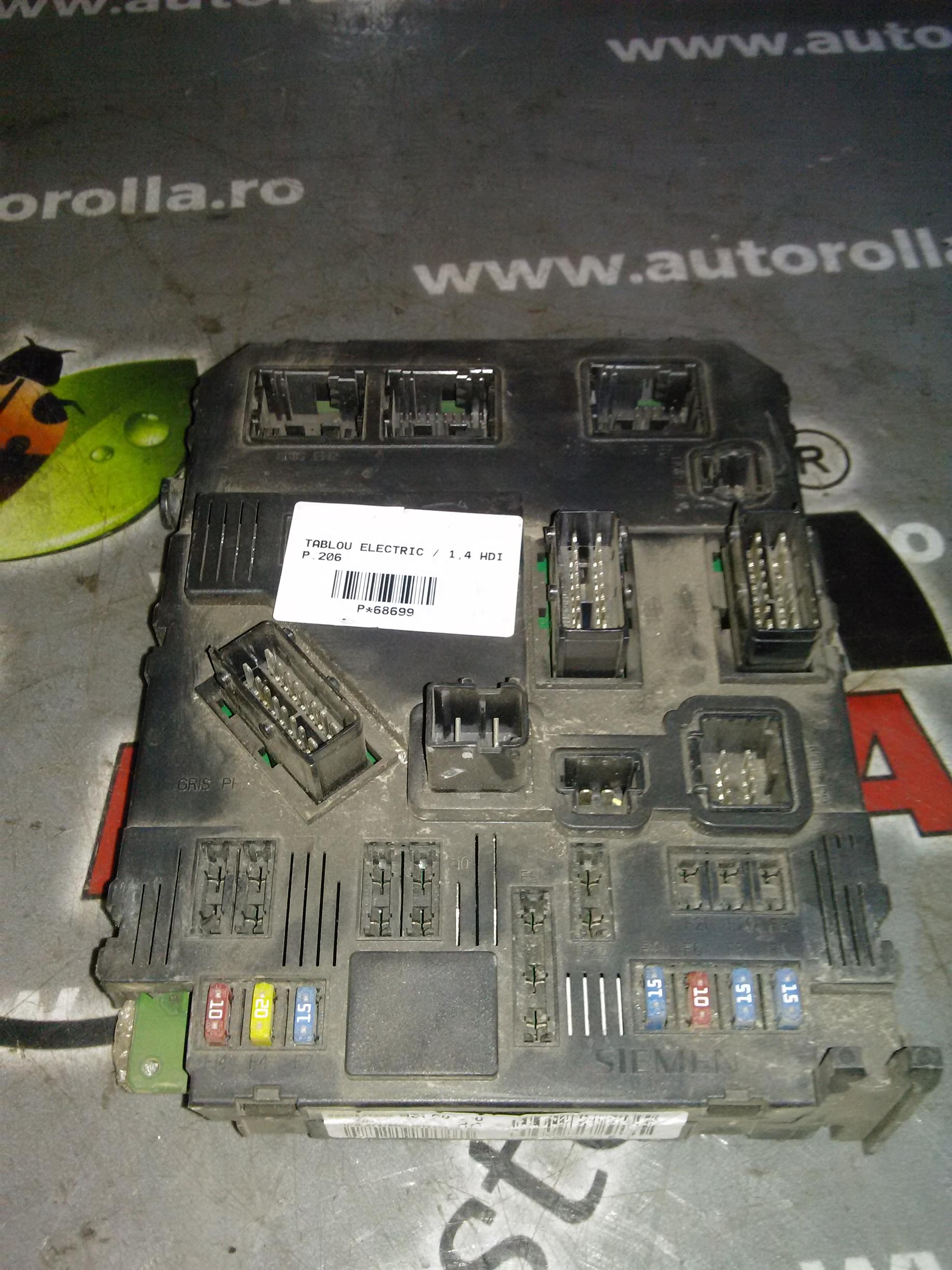 tablou electric Peugeot 206, 1.4HDI