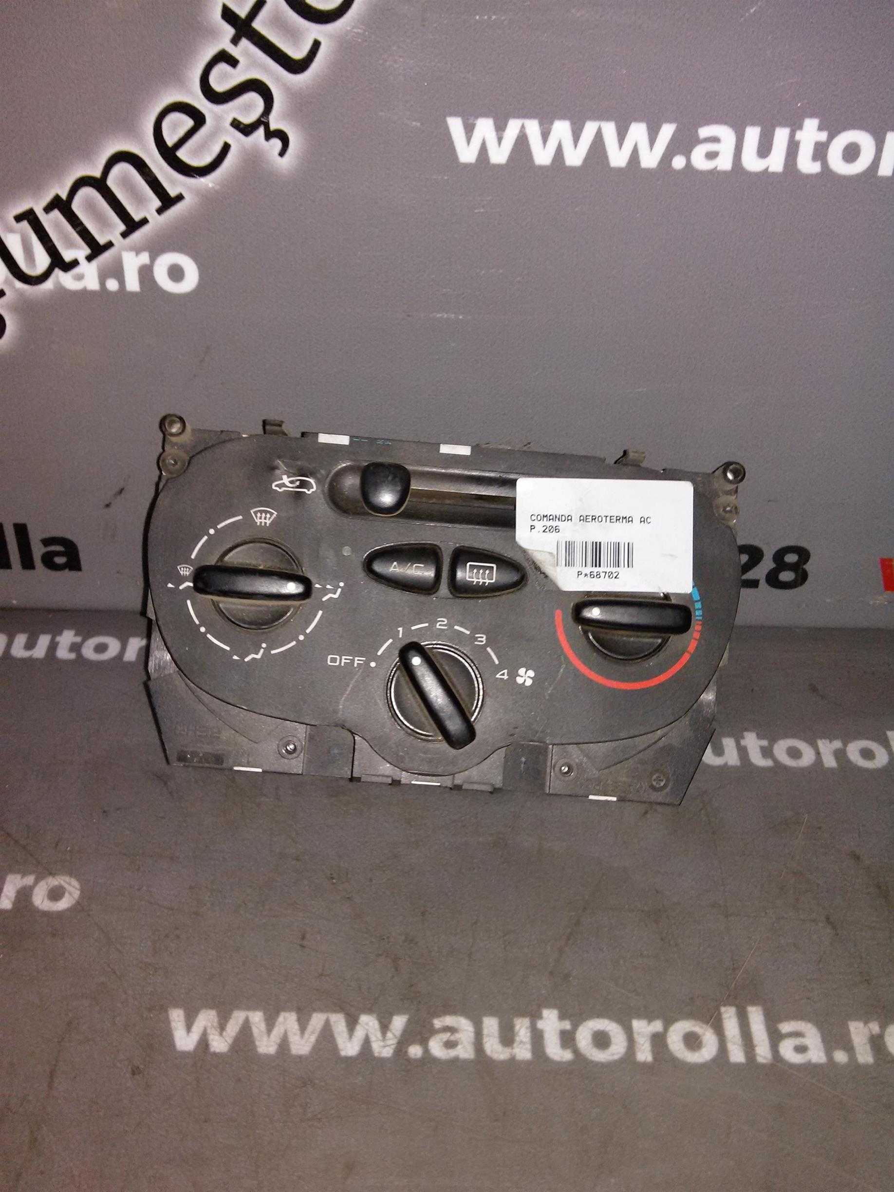 comanda aeroterma ac Peugeot 206