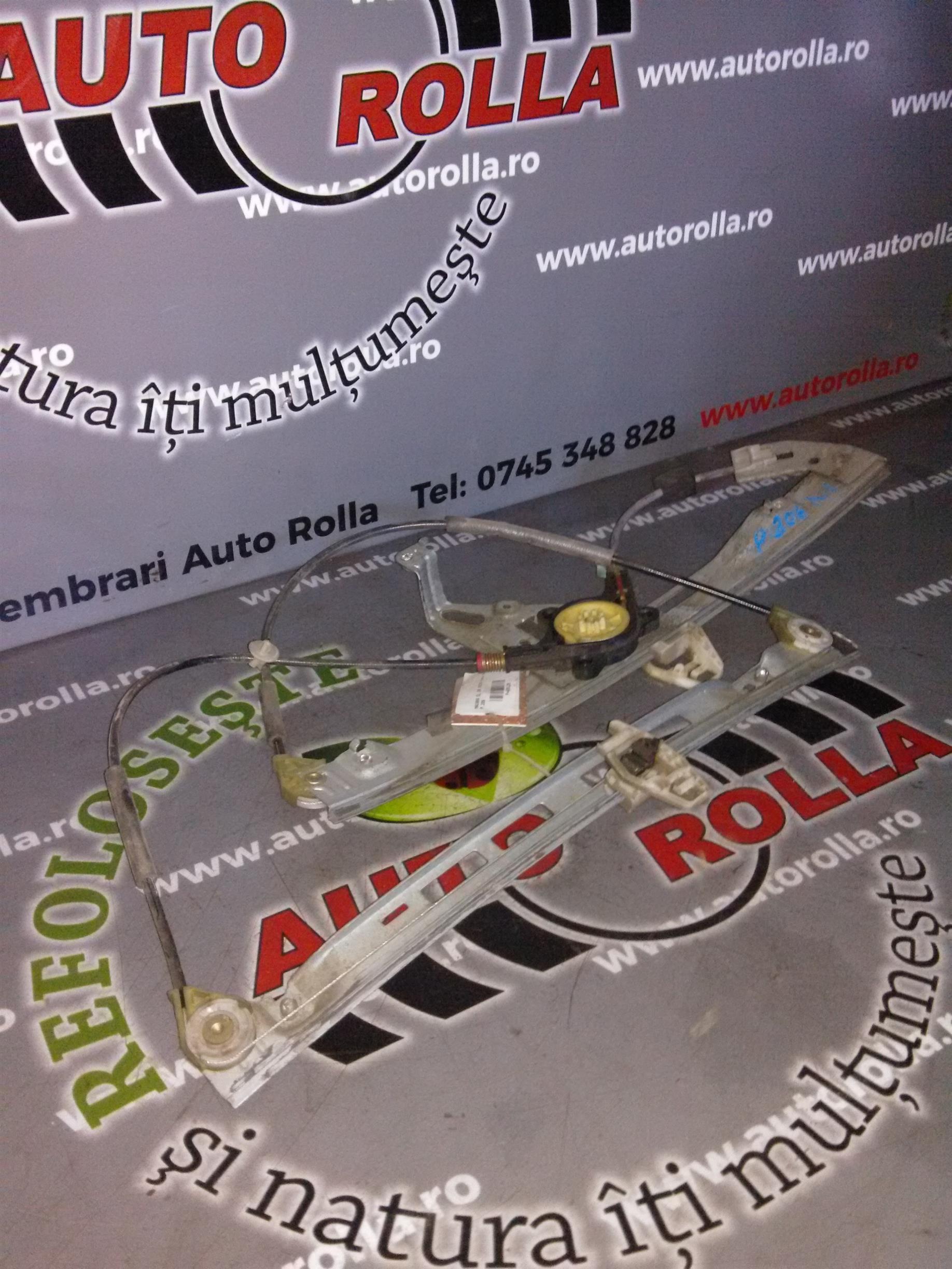 macara electrica dreapta fata fara motoras Peugeot 206