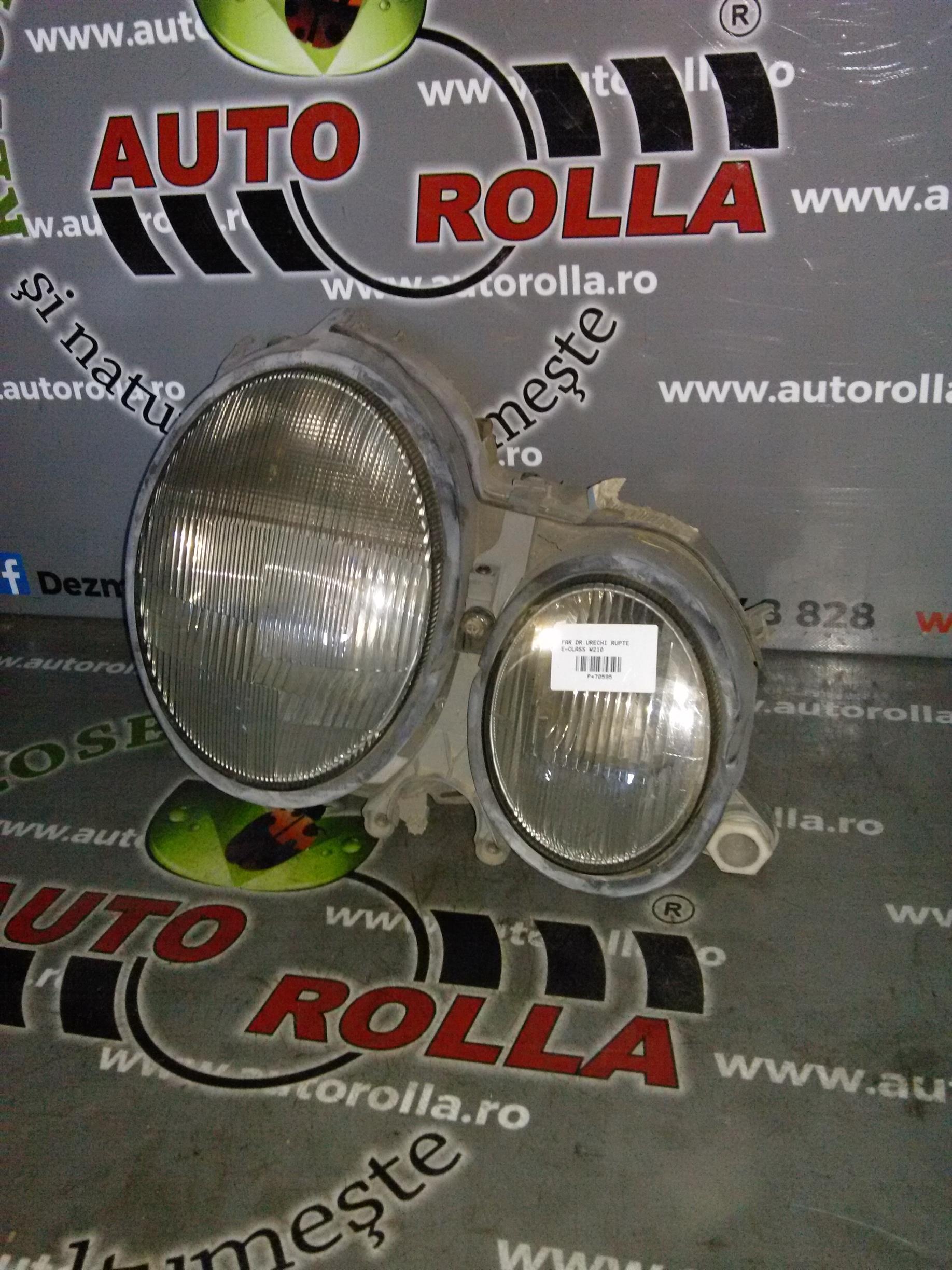 far dreapta urechi rupte Mercedes Eclass W210
