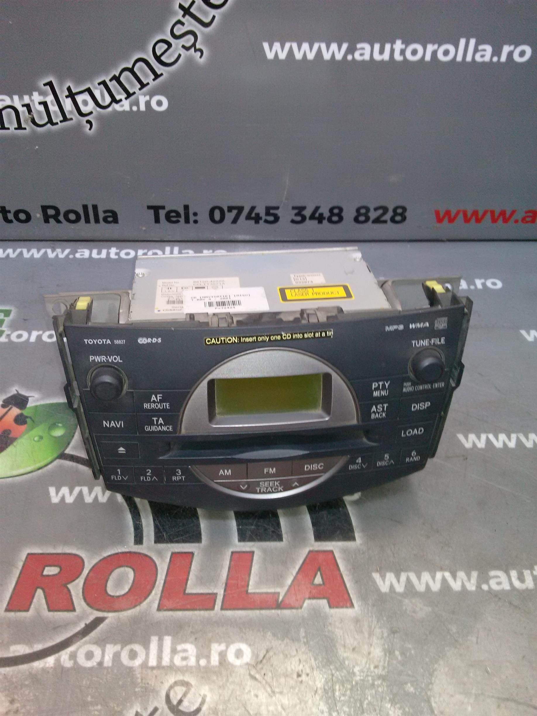 cd player navigatie Toyota Rav 4, an 2001