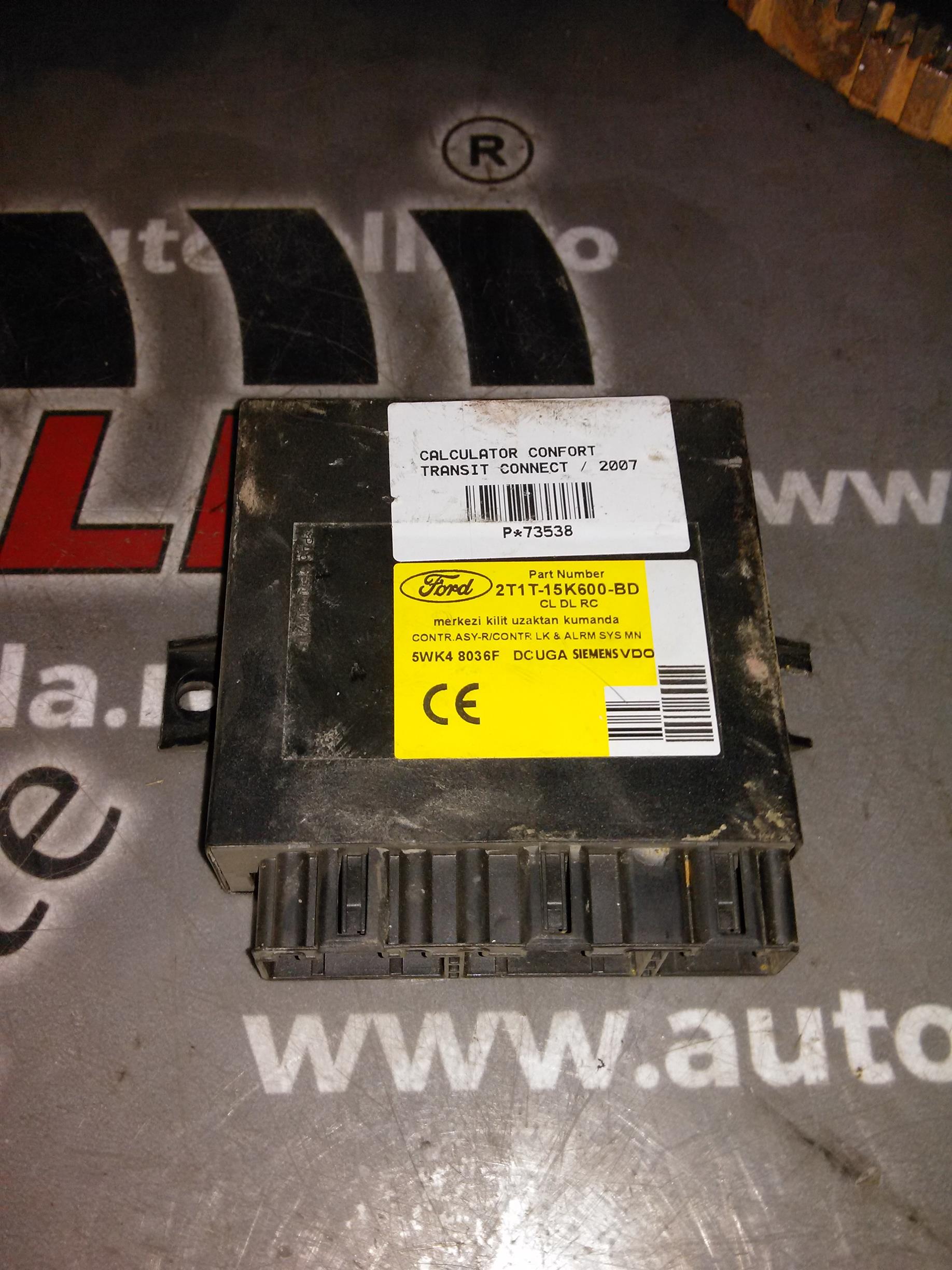 calculator confort Ford Transit Connect, an 2007